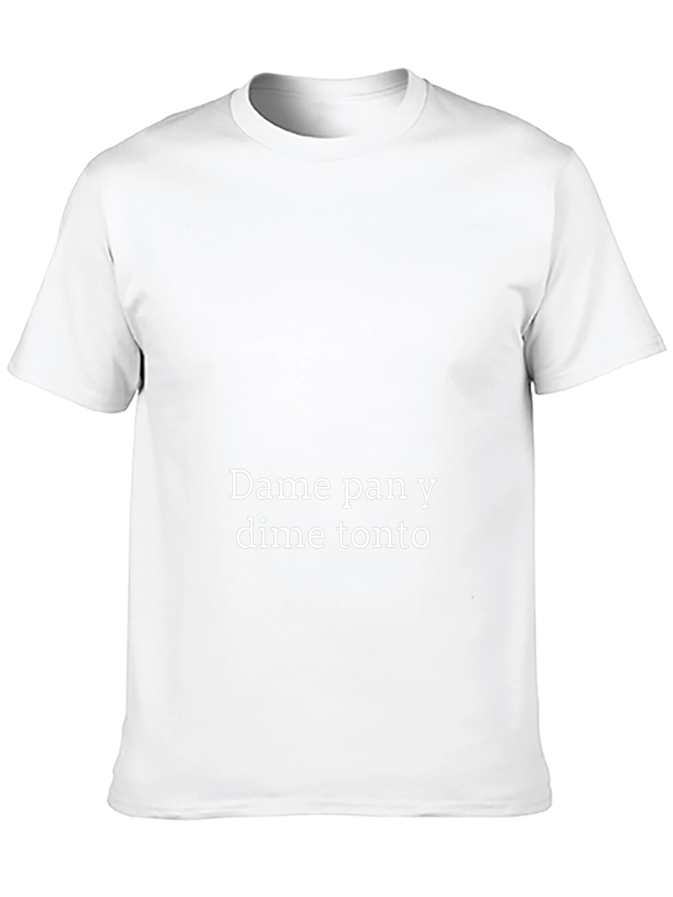 Dame Pan Y Dime Tonto Black T-Shirt