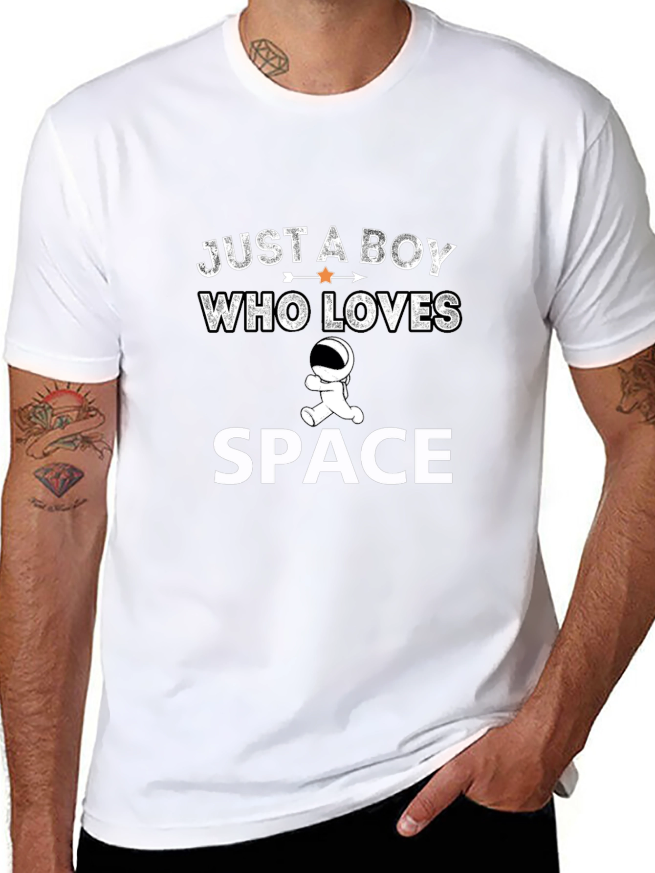 Just A Boy Who Loves Space T-Shirt