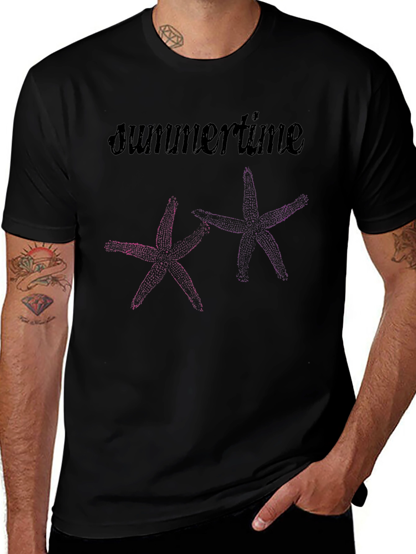 Summer Vibes Tee - Starfish Design