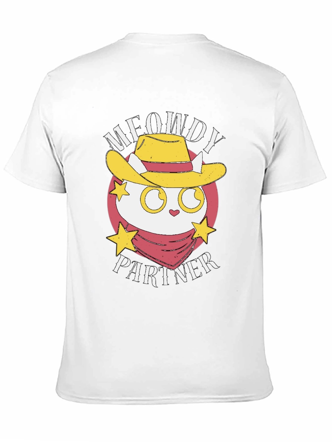 Meowdy Partner Black Graphic Tee