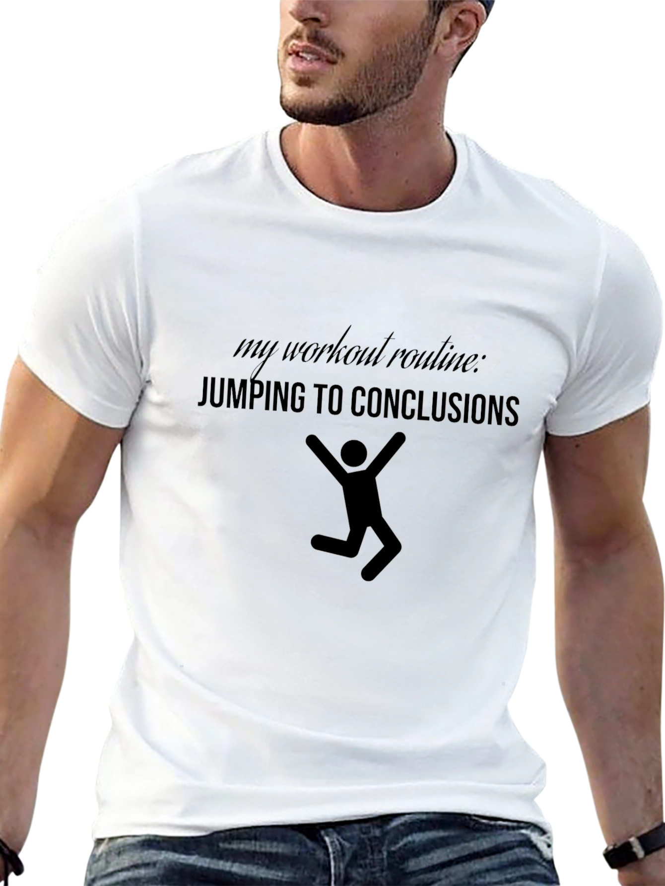 Jumping to Conclusions Workout Tee