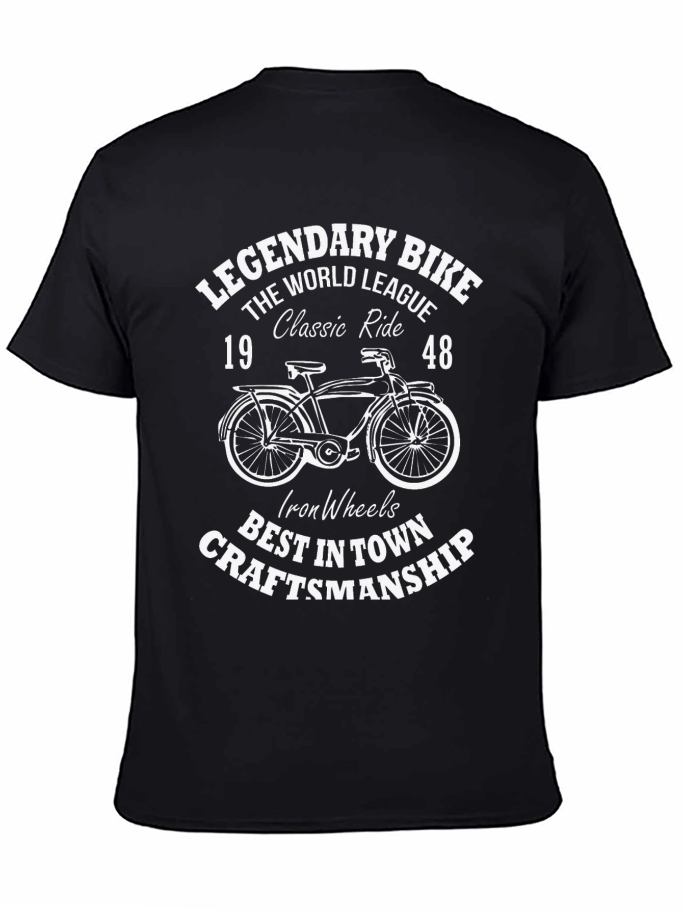 Legendary Bike Graphic Tee - Classic Ride T-Shirt
