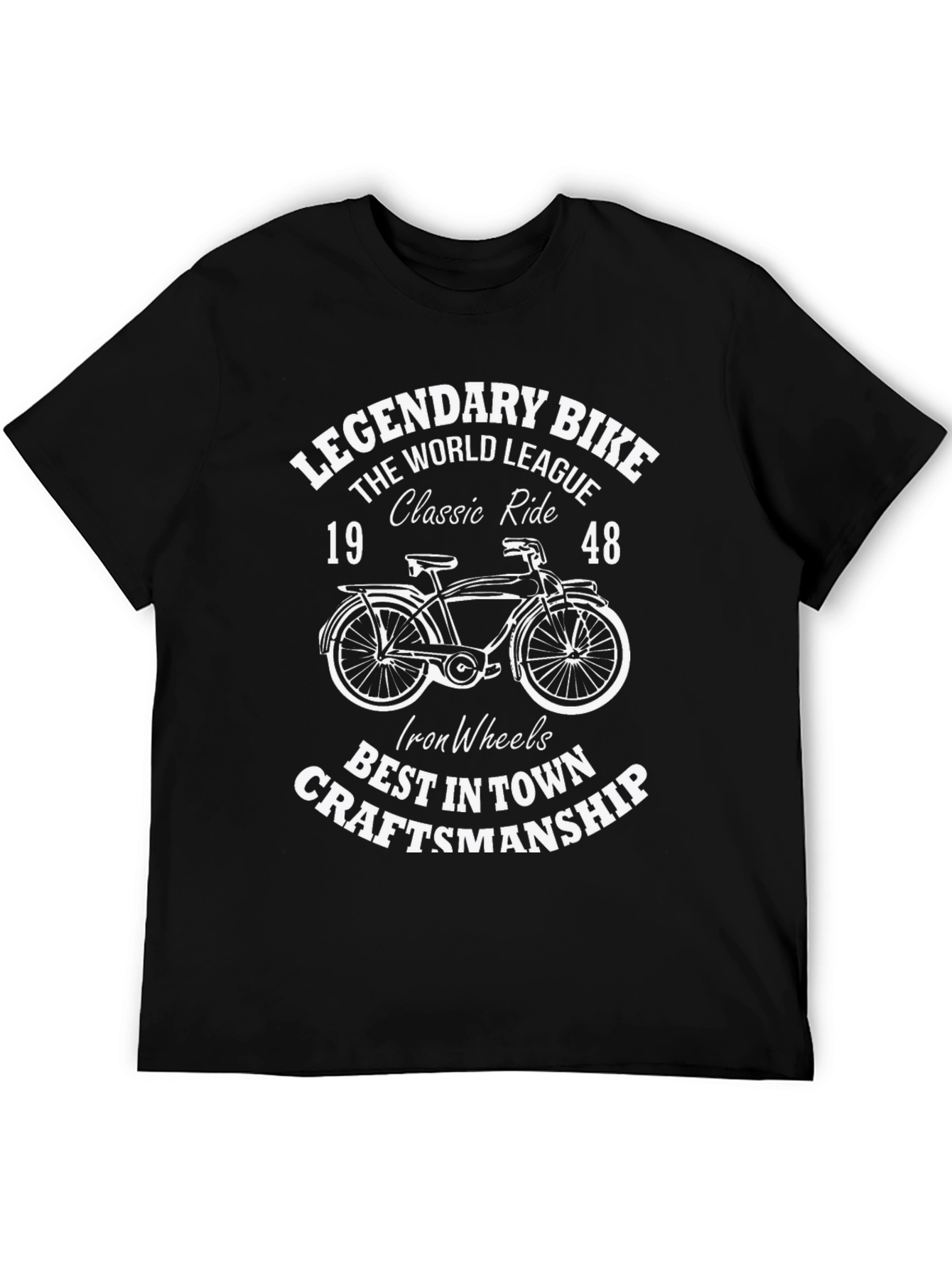 Legendary Bike Graphic Tee - Classic Ride T-Shirt