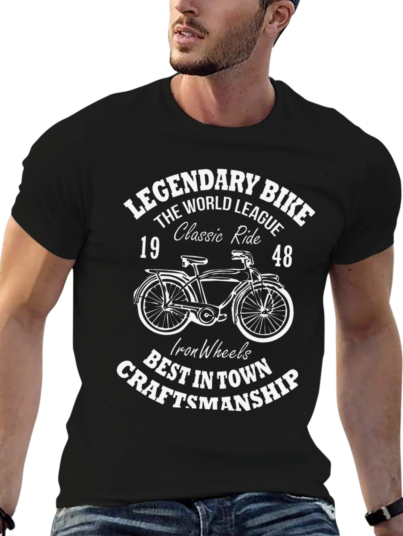Legendary Bike Graphic Tee - Classic Ride T-Shirt