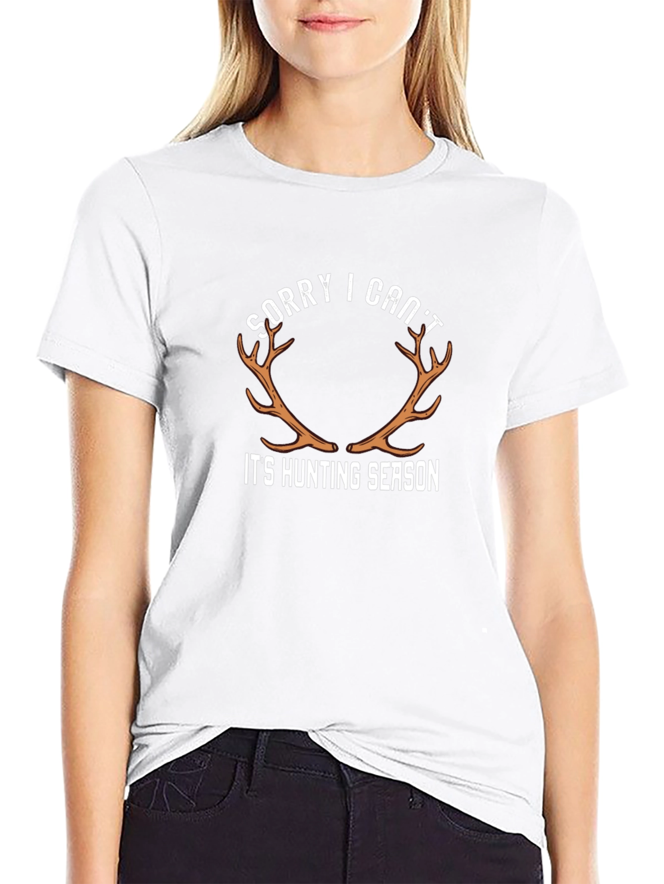 Sorry I Cant Its Hunting Season Graphic Tee