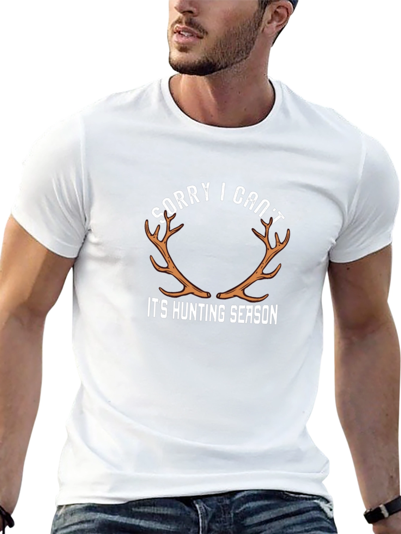 Sorry I Cant Its Hunting Season Graphic Tee