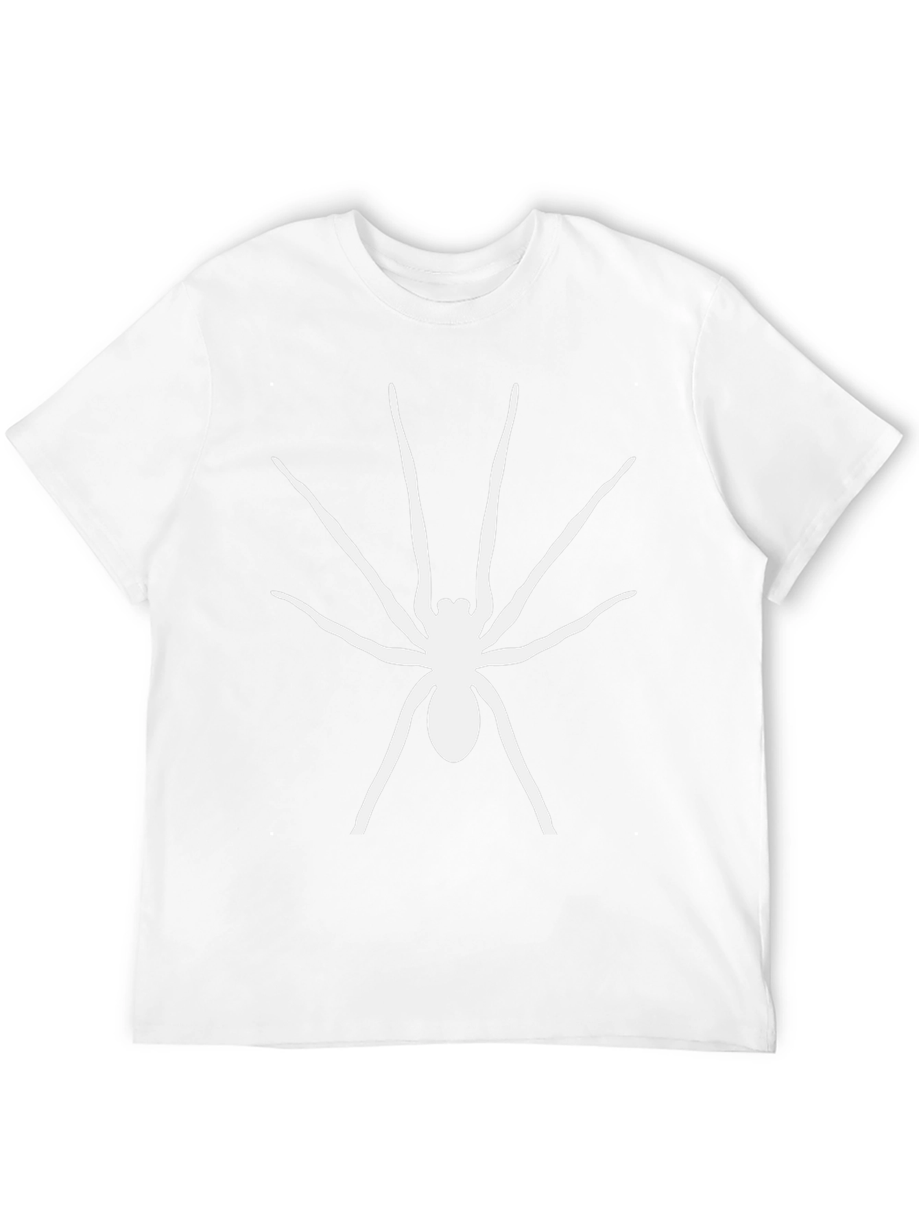Spider Graphic Tee - Black Cotton T-Shirt