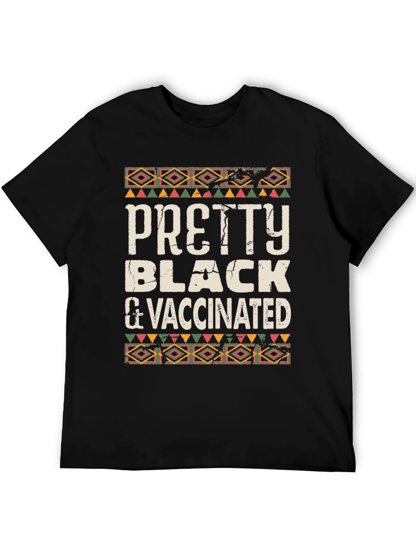 Pretty Black & Vaccinated Graphic T-Shirt