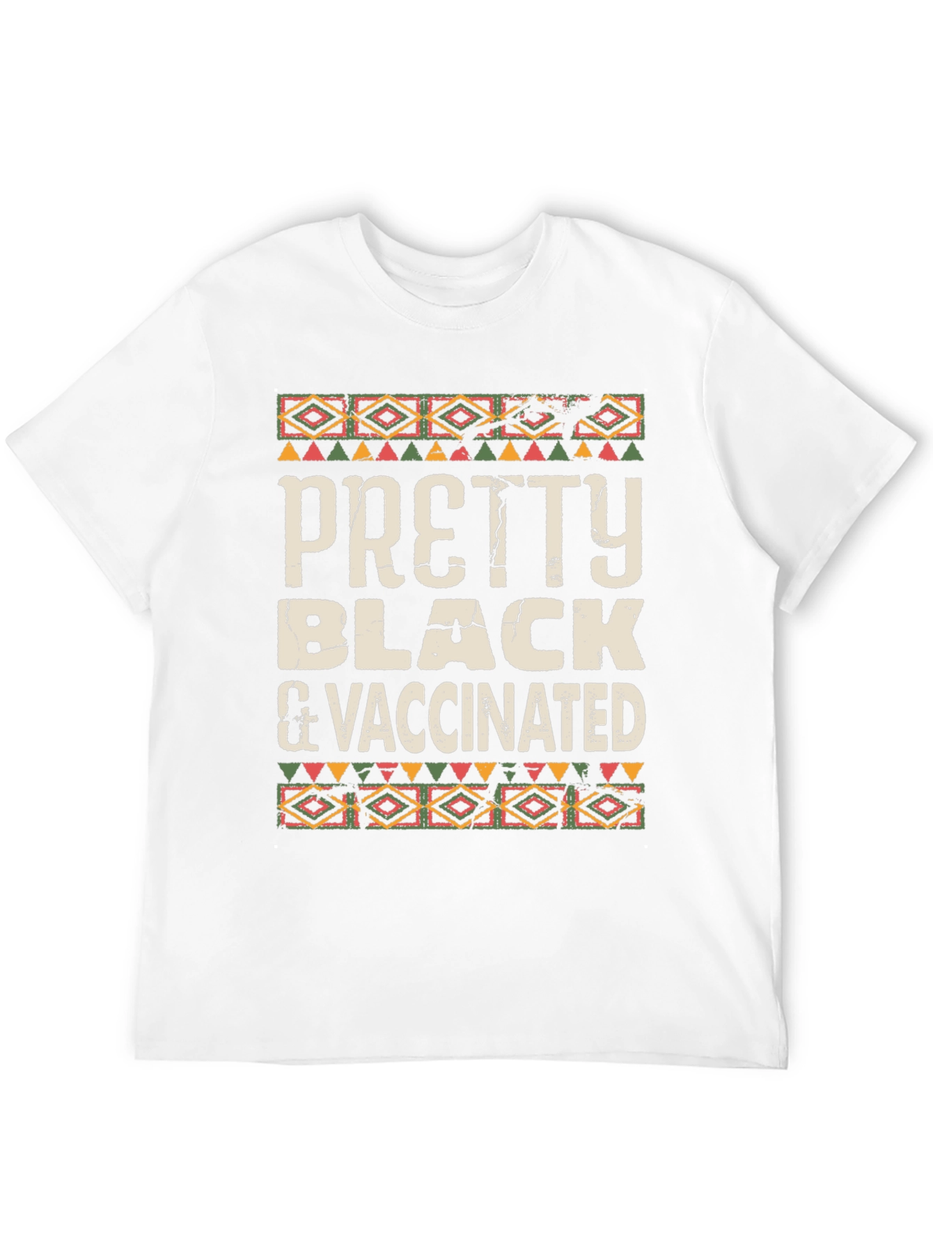 Pretty Black & Vaccinated Graphic T-Shirt