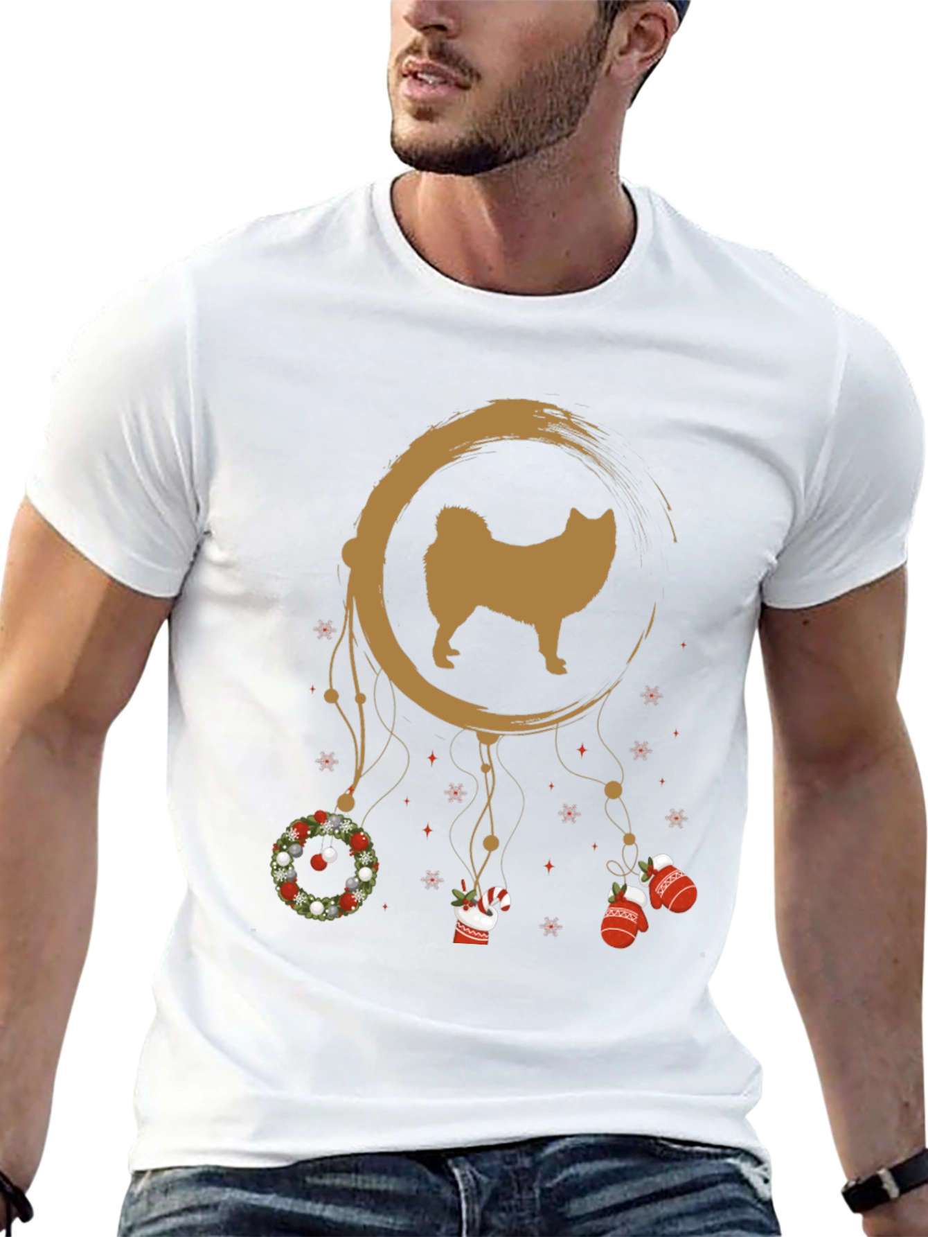 Dog Breed Christmas Dreamcatcher Tee