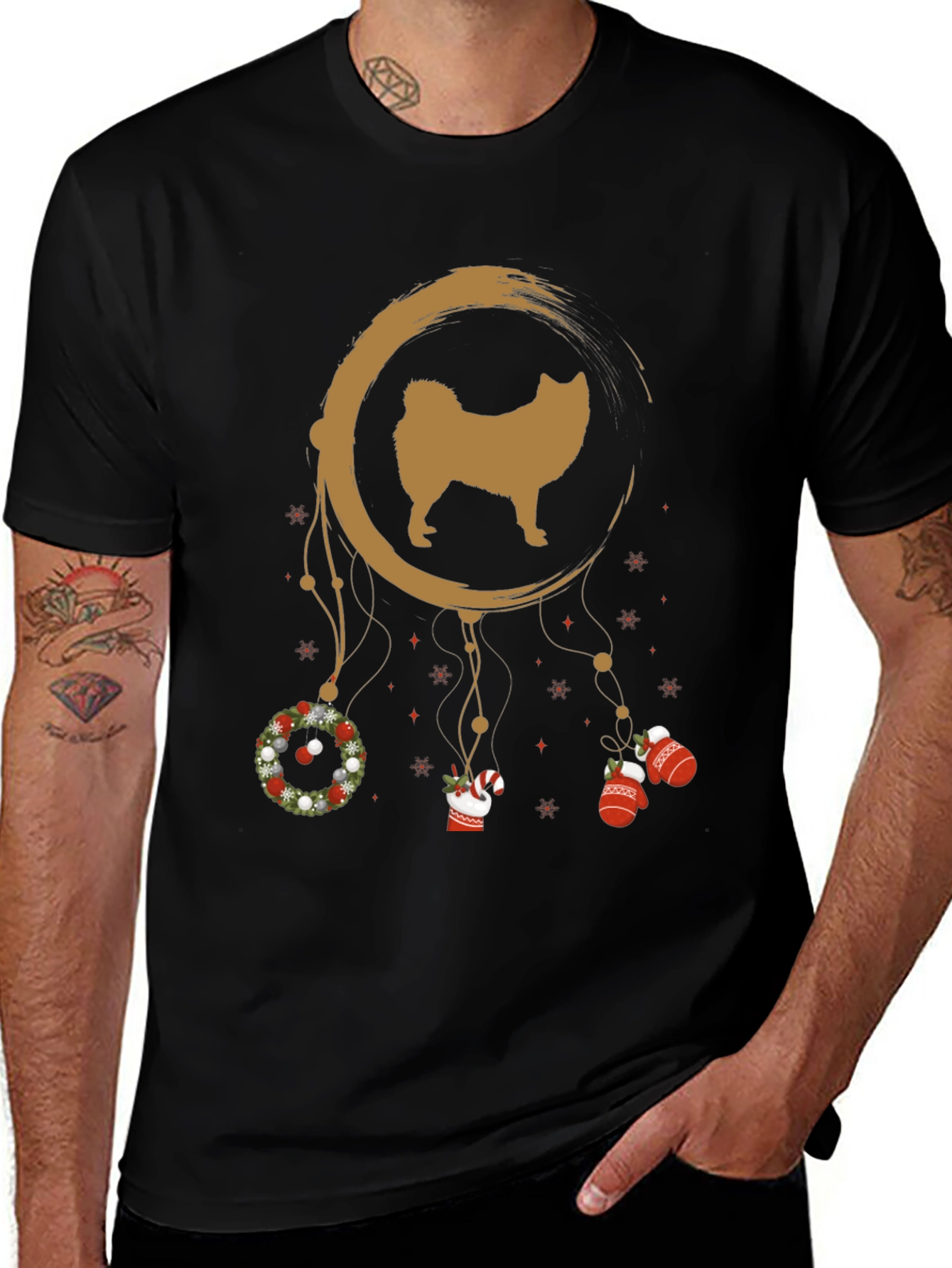 Dog Breed Christmas Dreamcatcher Tee