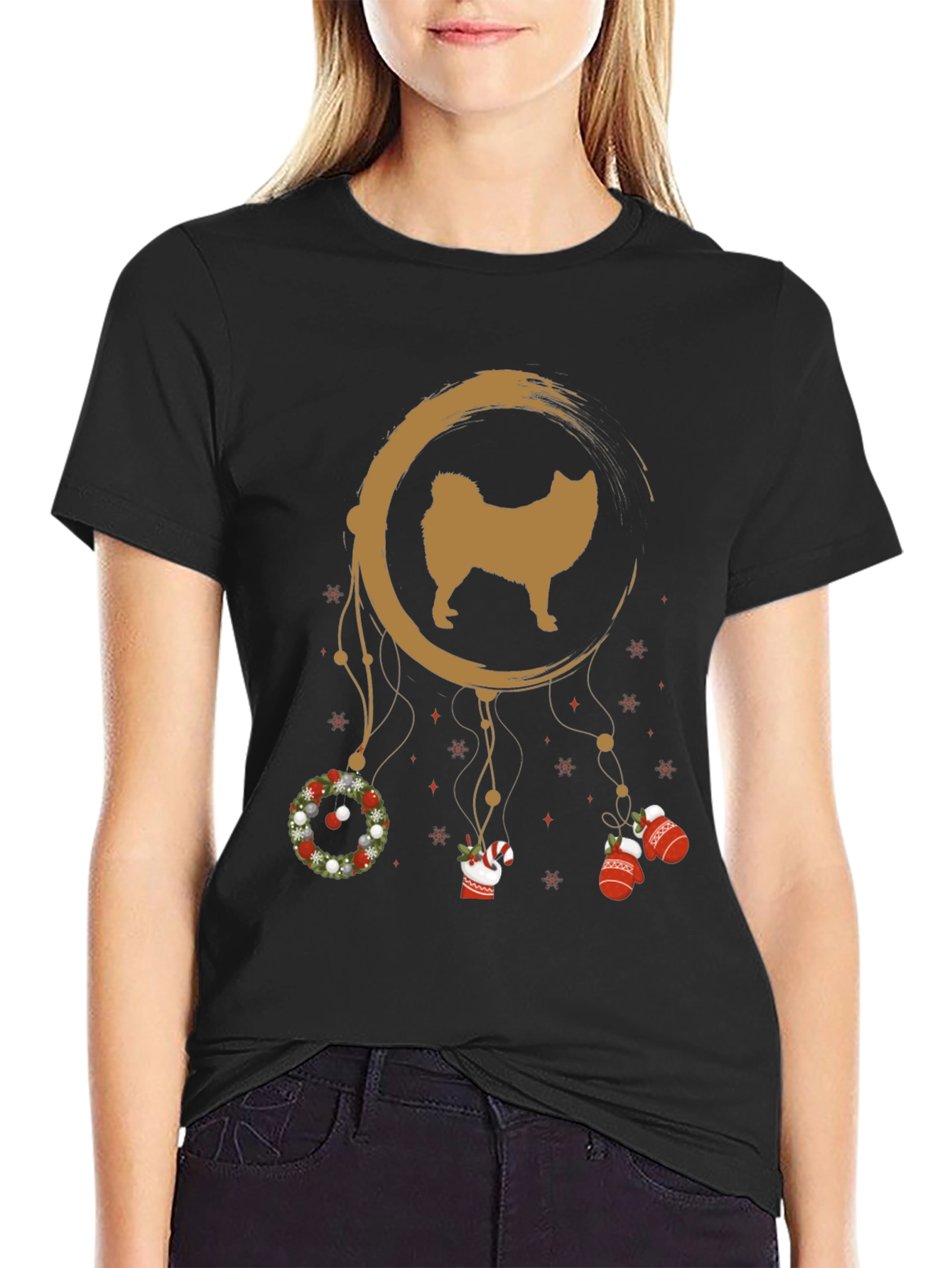 Dog Breed Christmas Dreamcatcher Tee