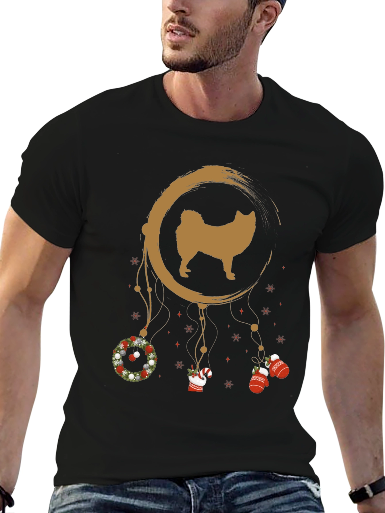 Dog Breed Christmas Dreamcatcher Tee