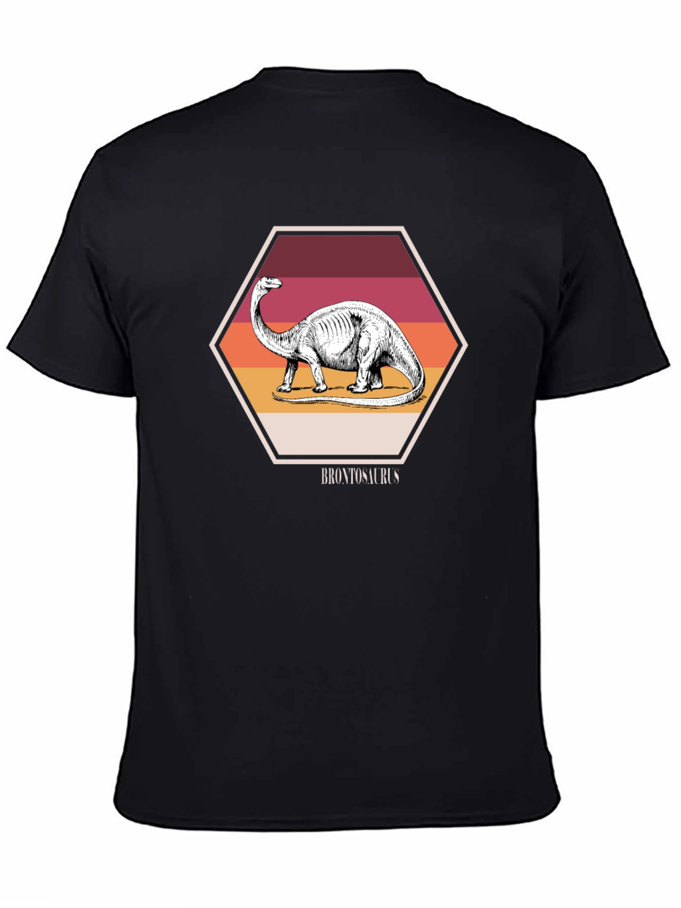 Brontosaurus Dinosaur T-Shirt - Retro Style