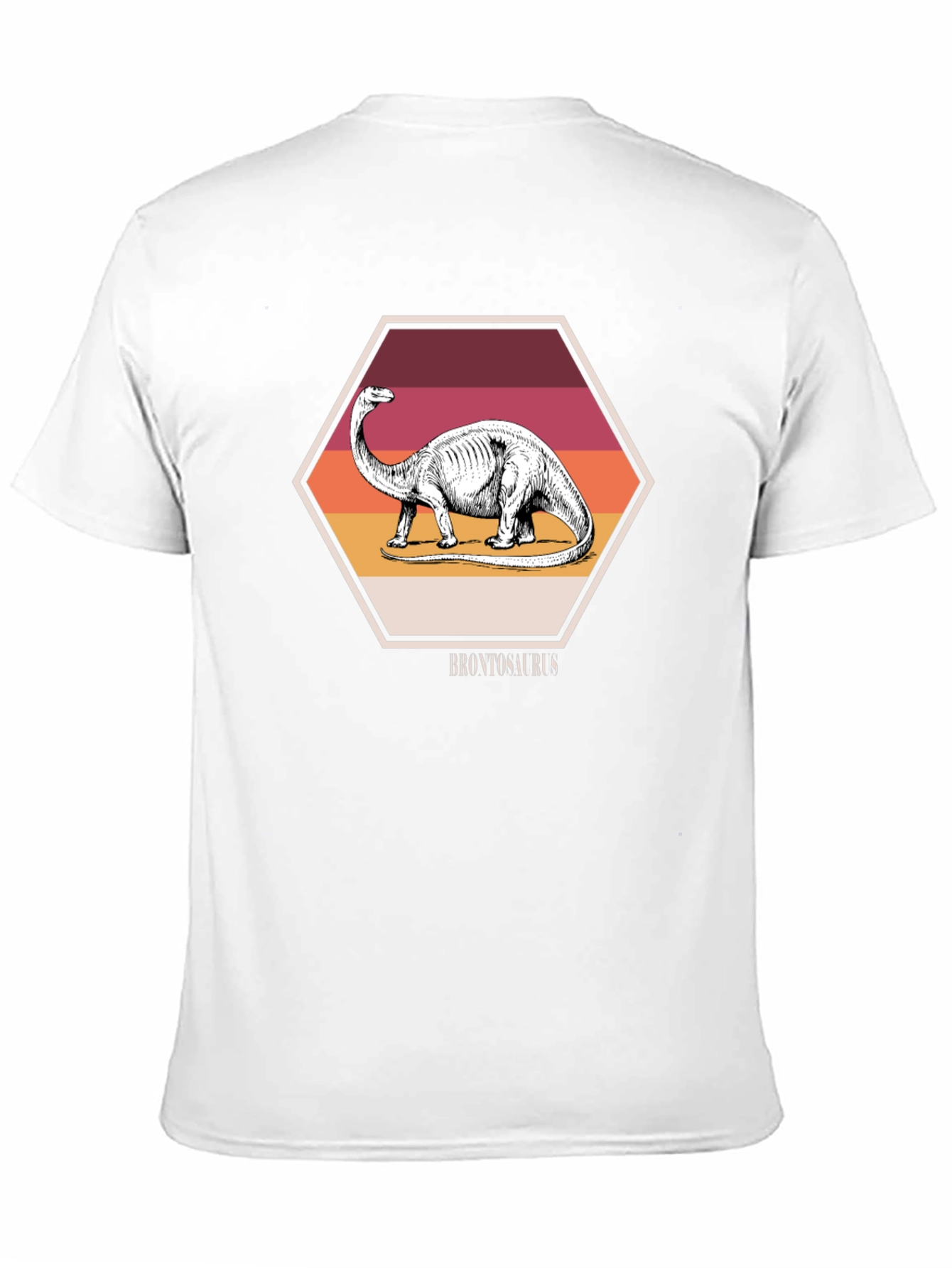 Brontosaurus Dinosaur T-Shirt - Retro Style