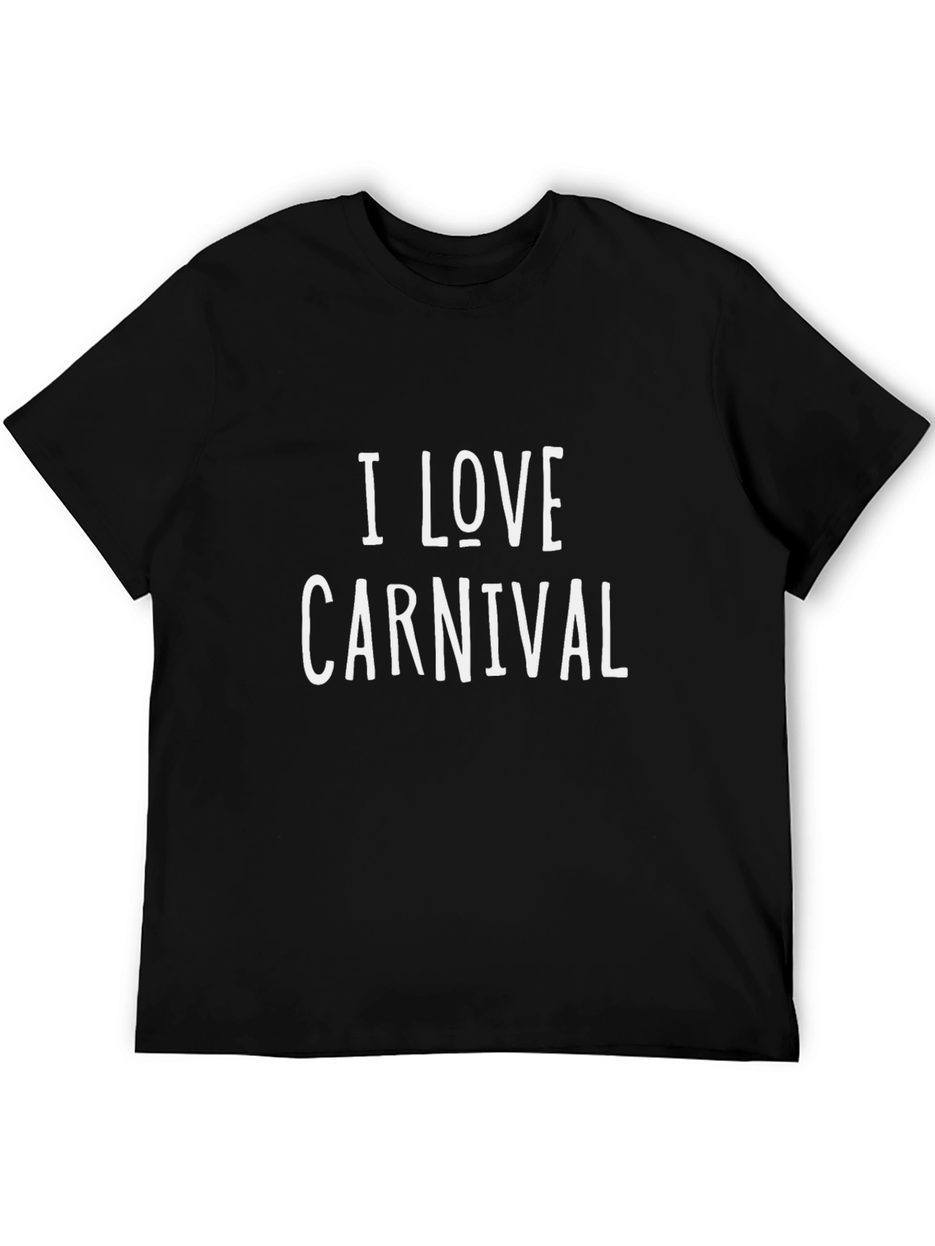 I Love Carnival Black T-Shirt