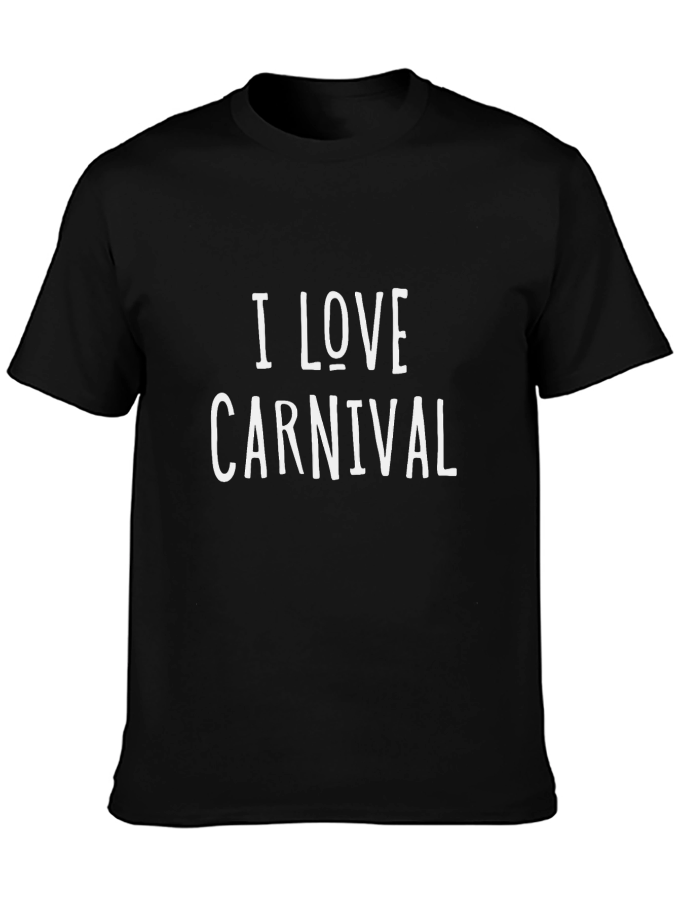 I Love Carnival Black T-Shirt