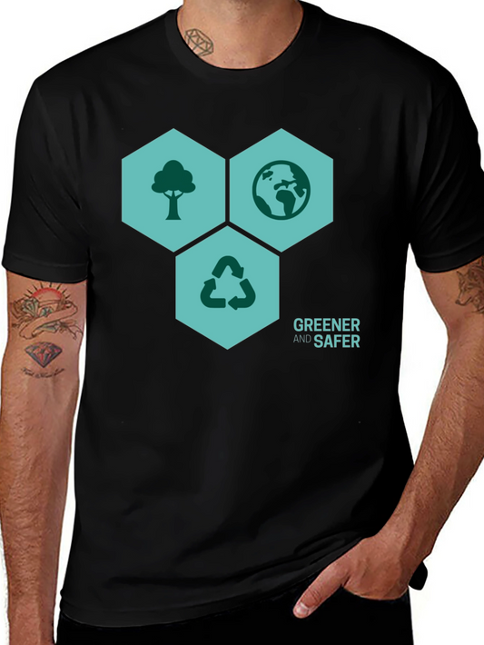 Eco-Friendly Greener & Safer Graphic T-Shirt