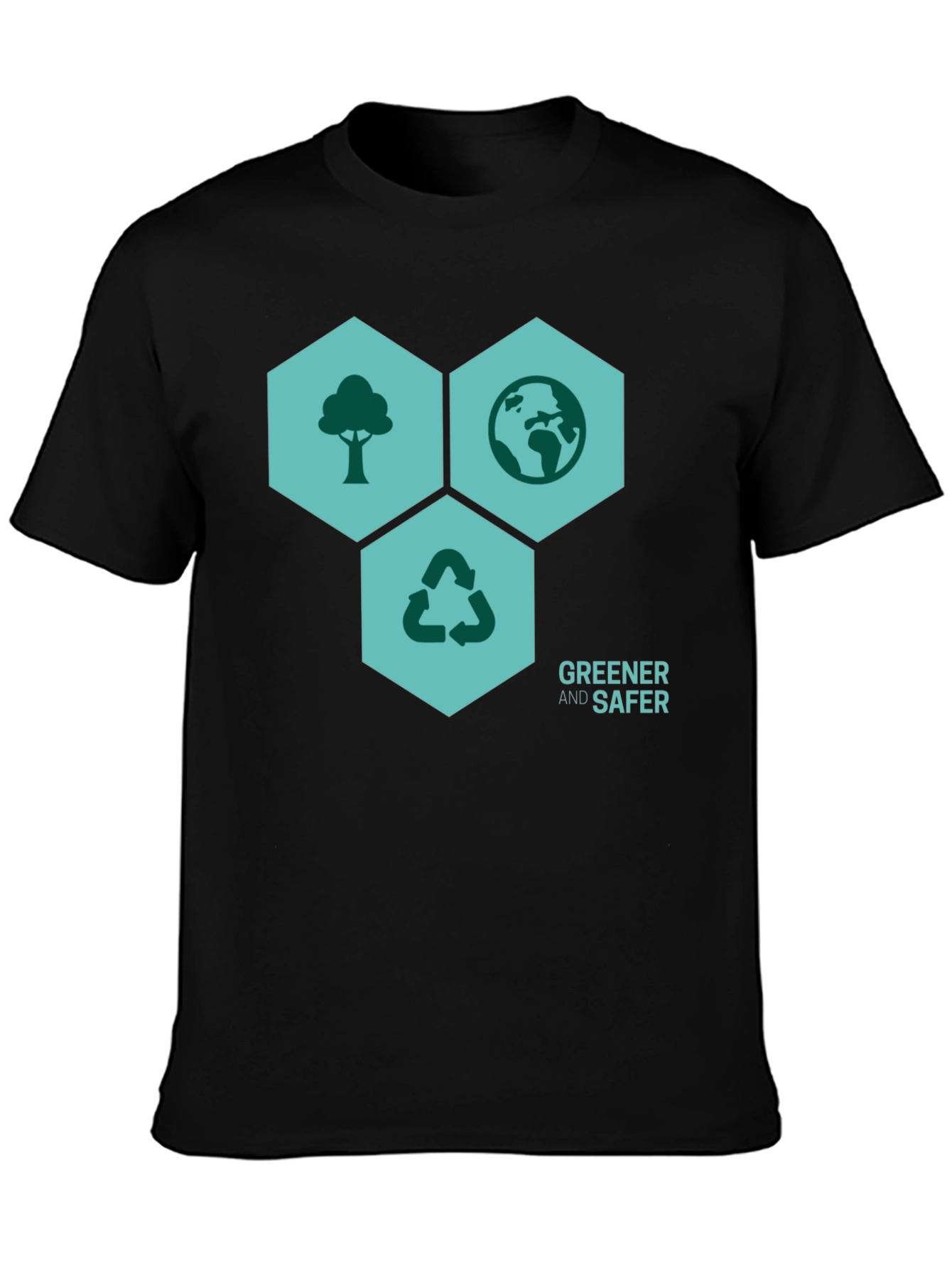 Eco-Friendly Greener & Safer Graphic T-Shirt