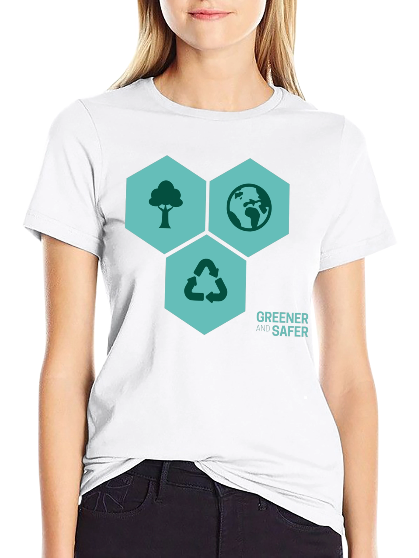 Eco-Friendly Greener & Safer Graphic T-Shirt
