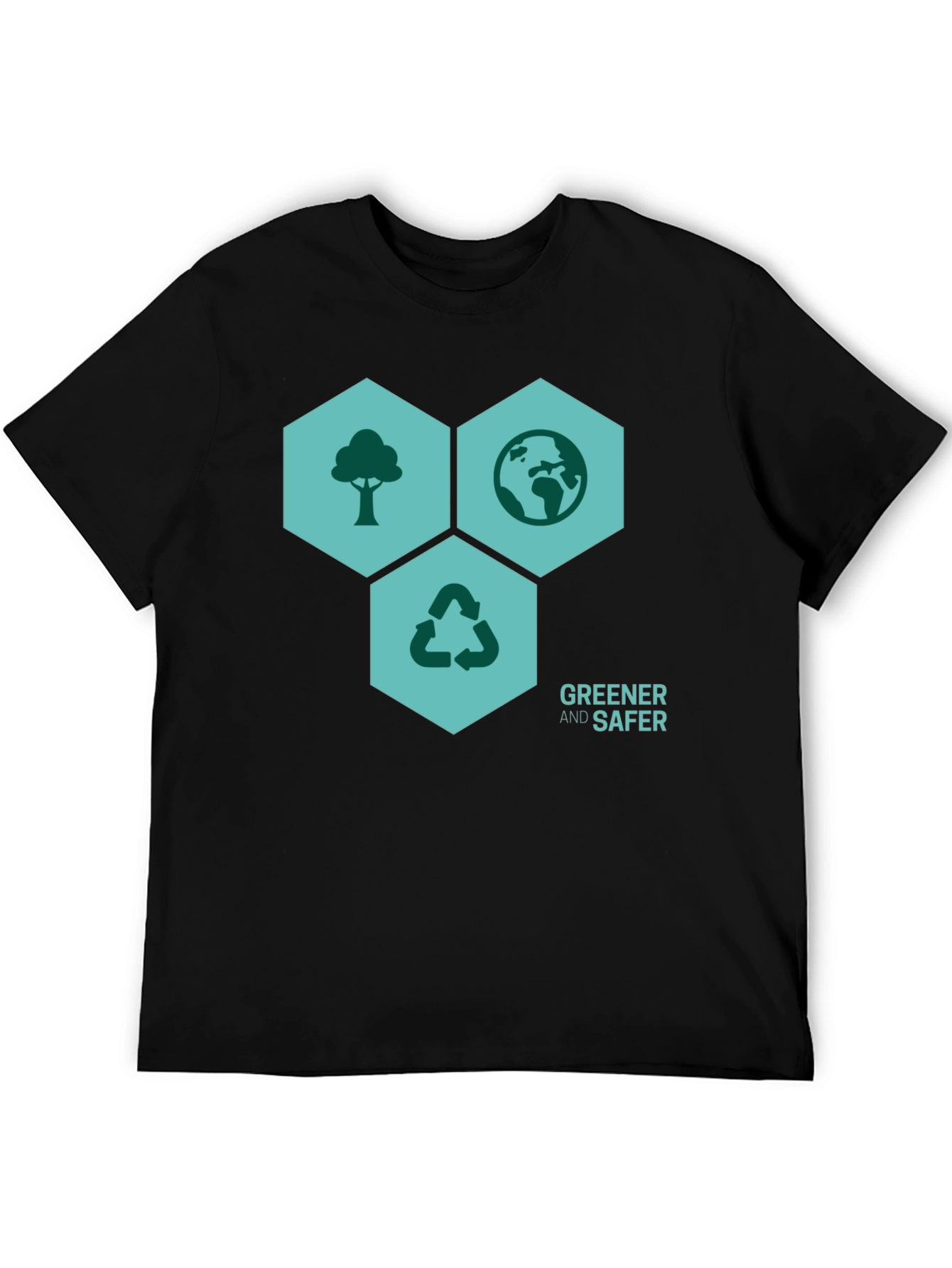 Eco-Friendly Greener & Safer Graphic T-Shirt