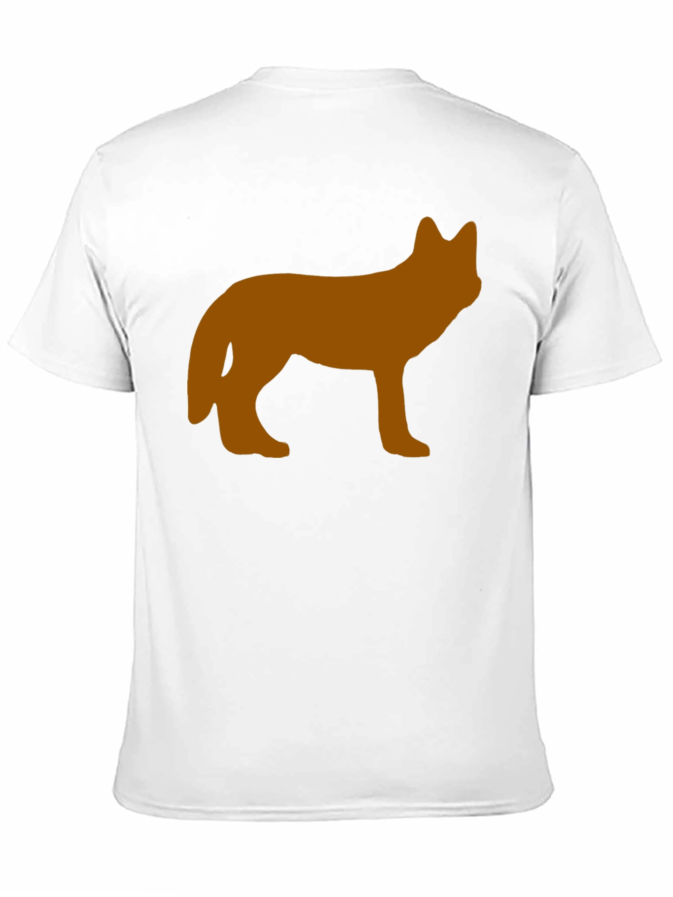 Wolf Silhouette Graphic Tee - Black