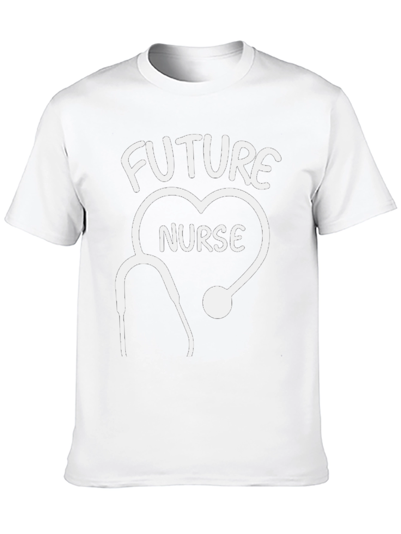 Future Nurse Stethoscope Heart T-Shirt - Medical Student Gift
