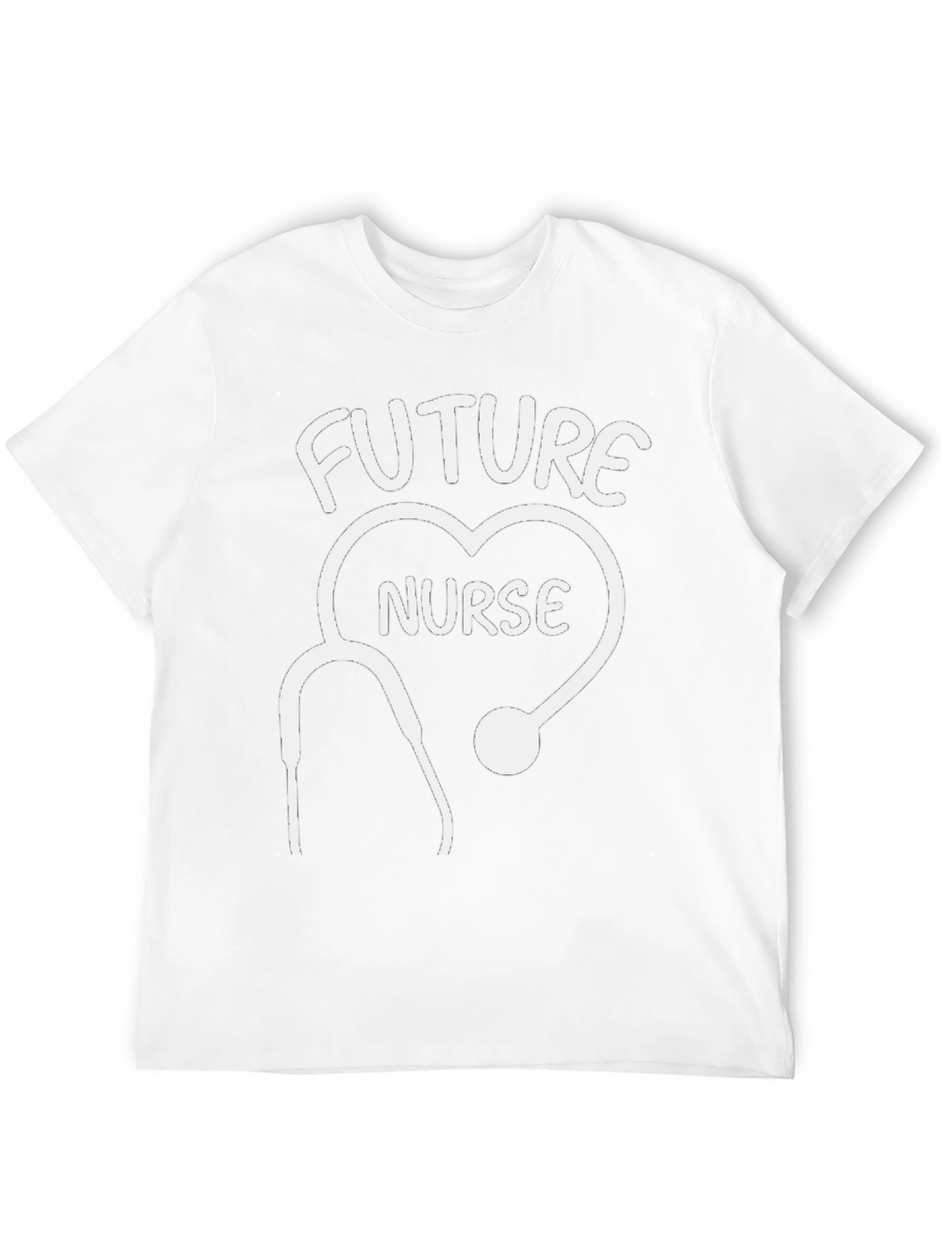 Future Nurse Stethoscope Heart T-Shirt - Medical Student Gift