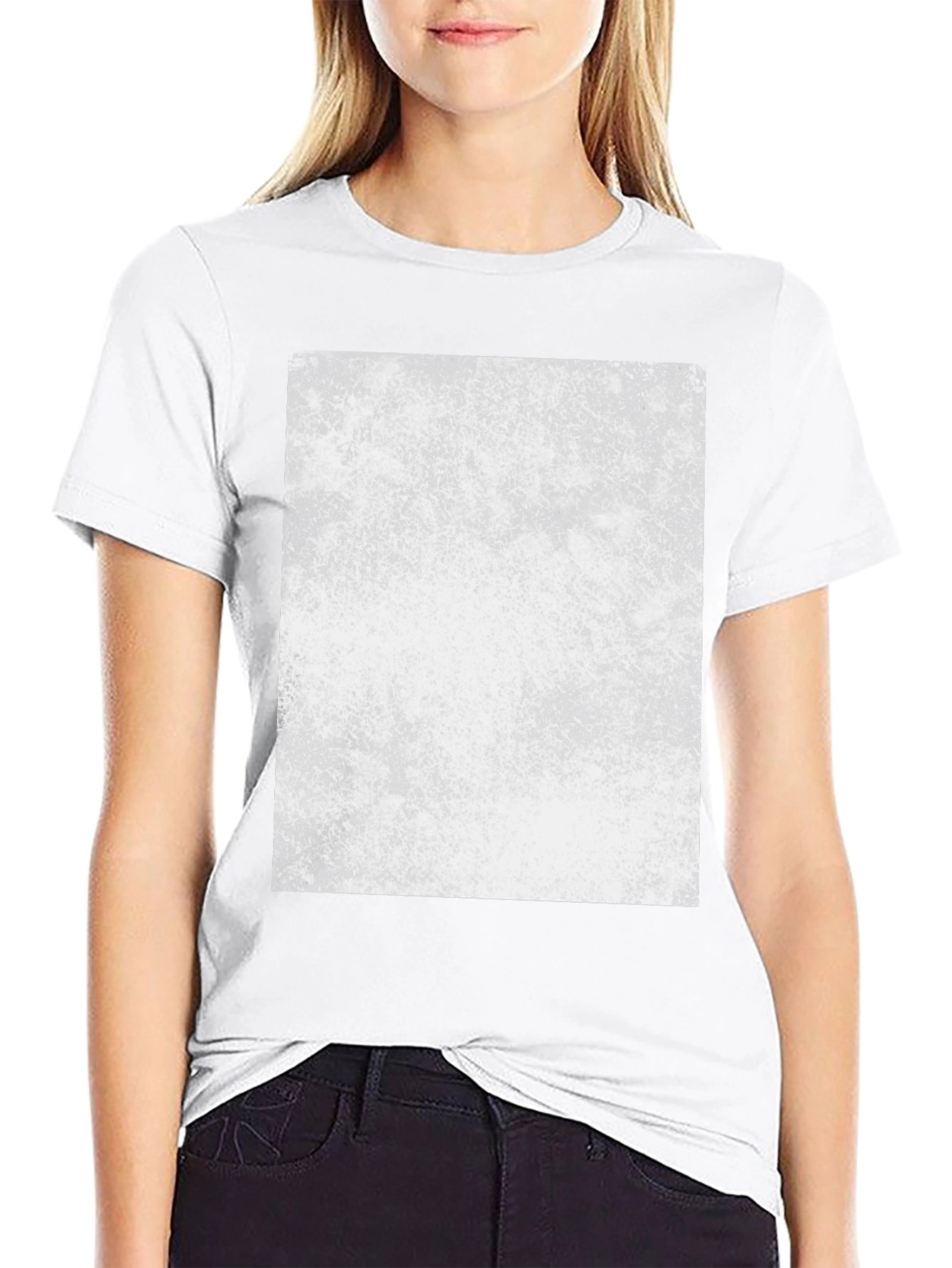 Abstract Print Black T-Shirt