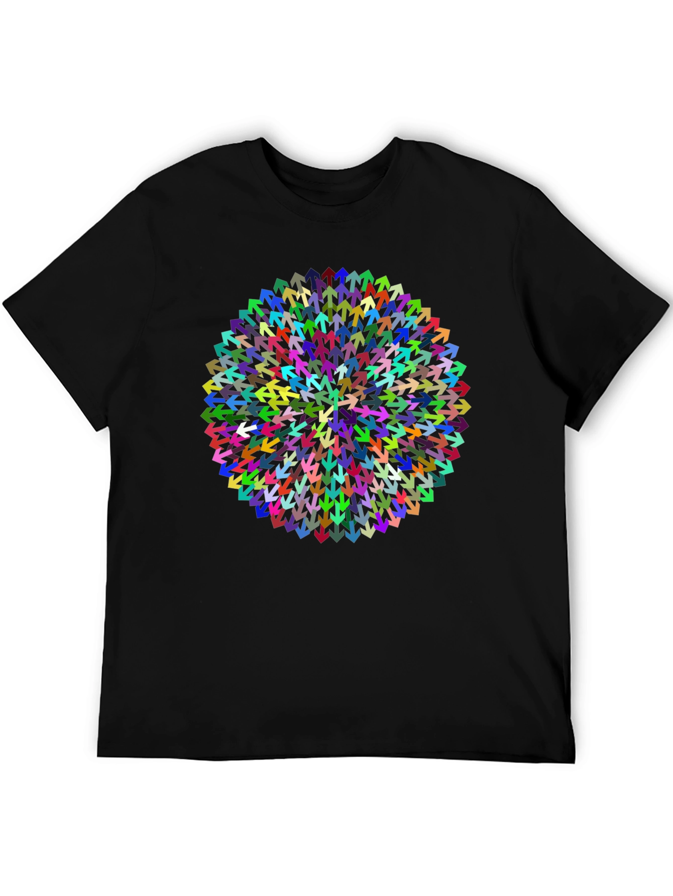 Arrow Mandala Black T-Shirt