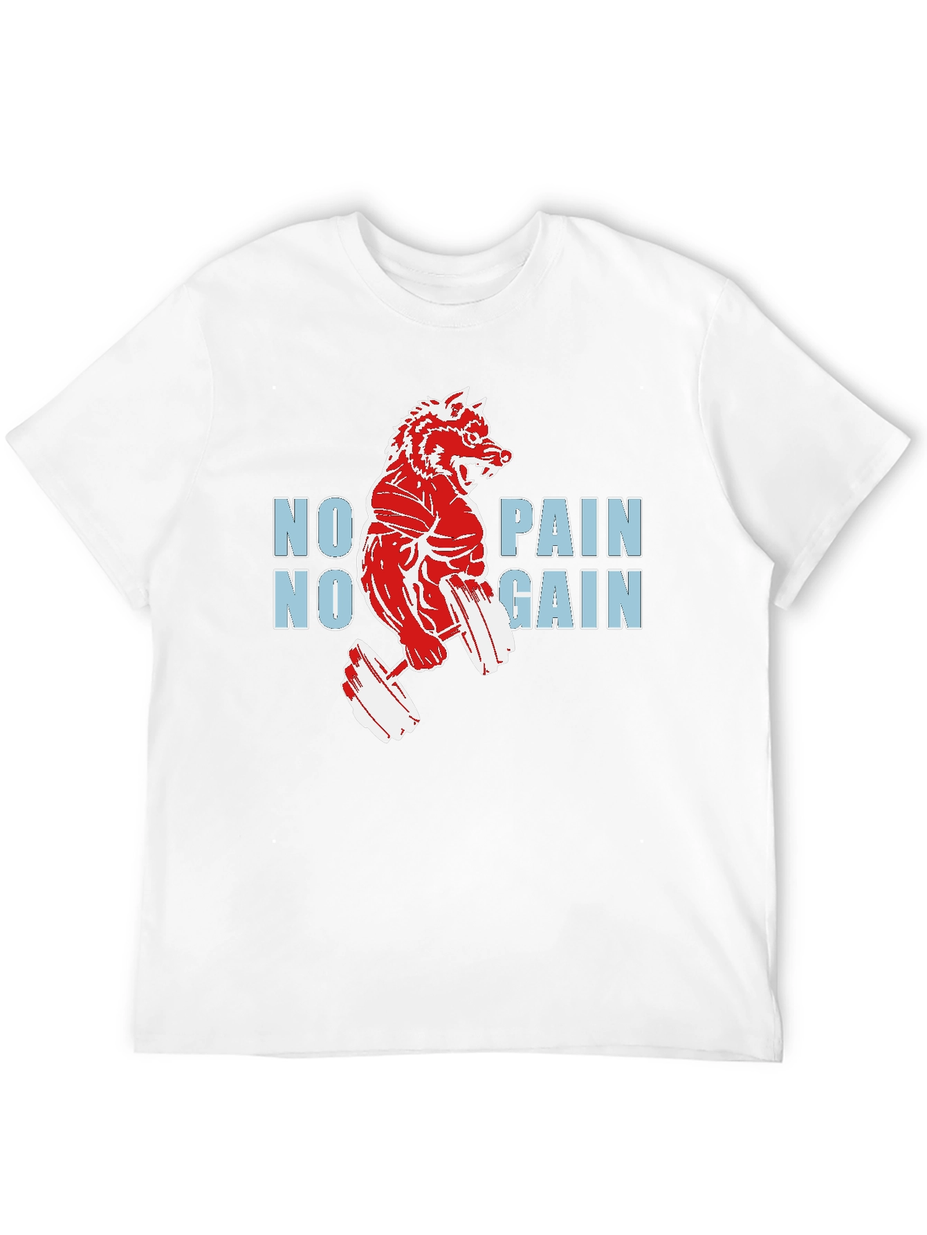 No Pain No Gain Wolf T-Shirt