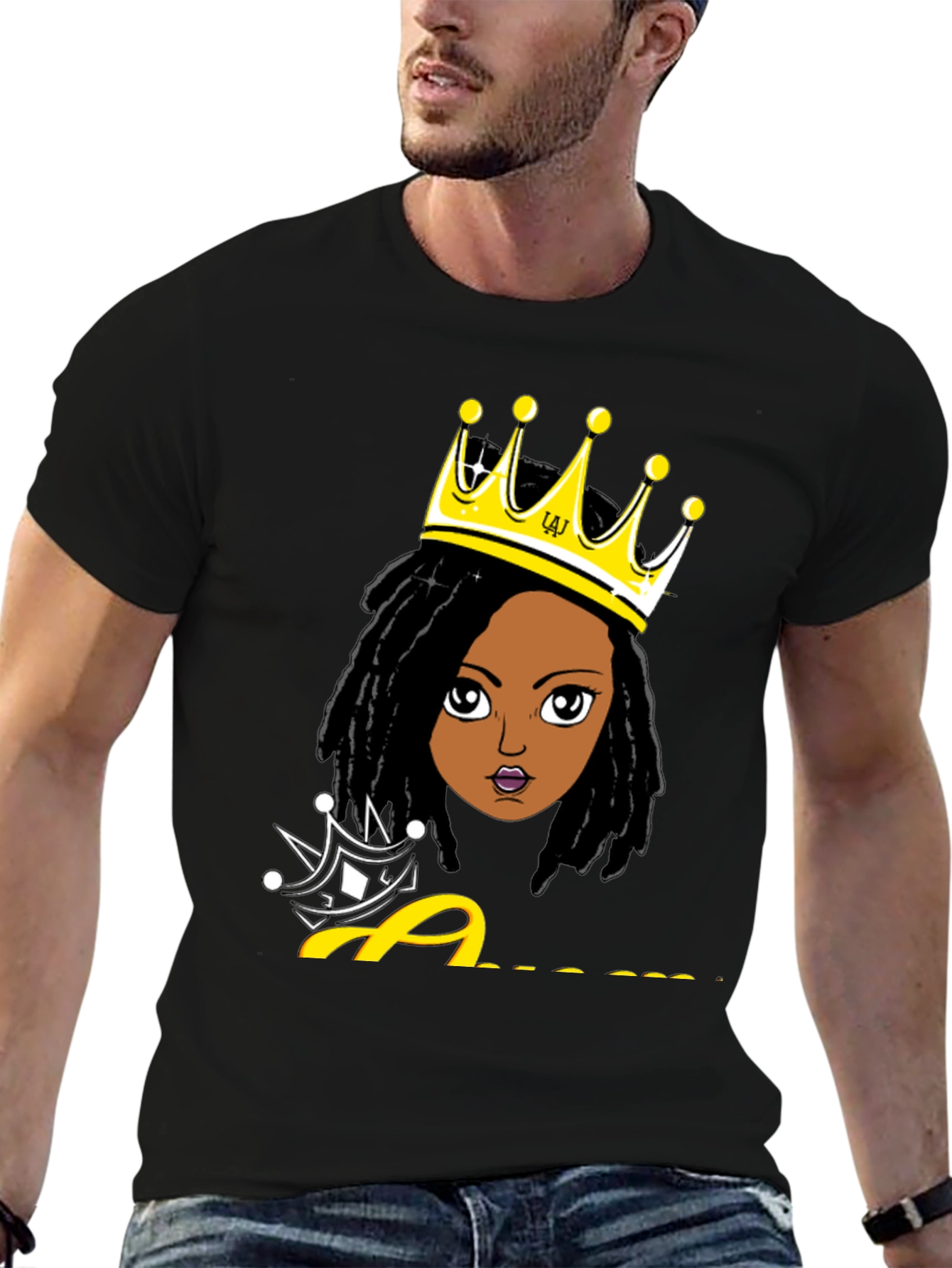 Queen Graphic Black T-Shirt