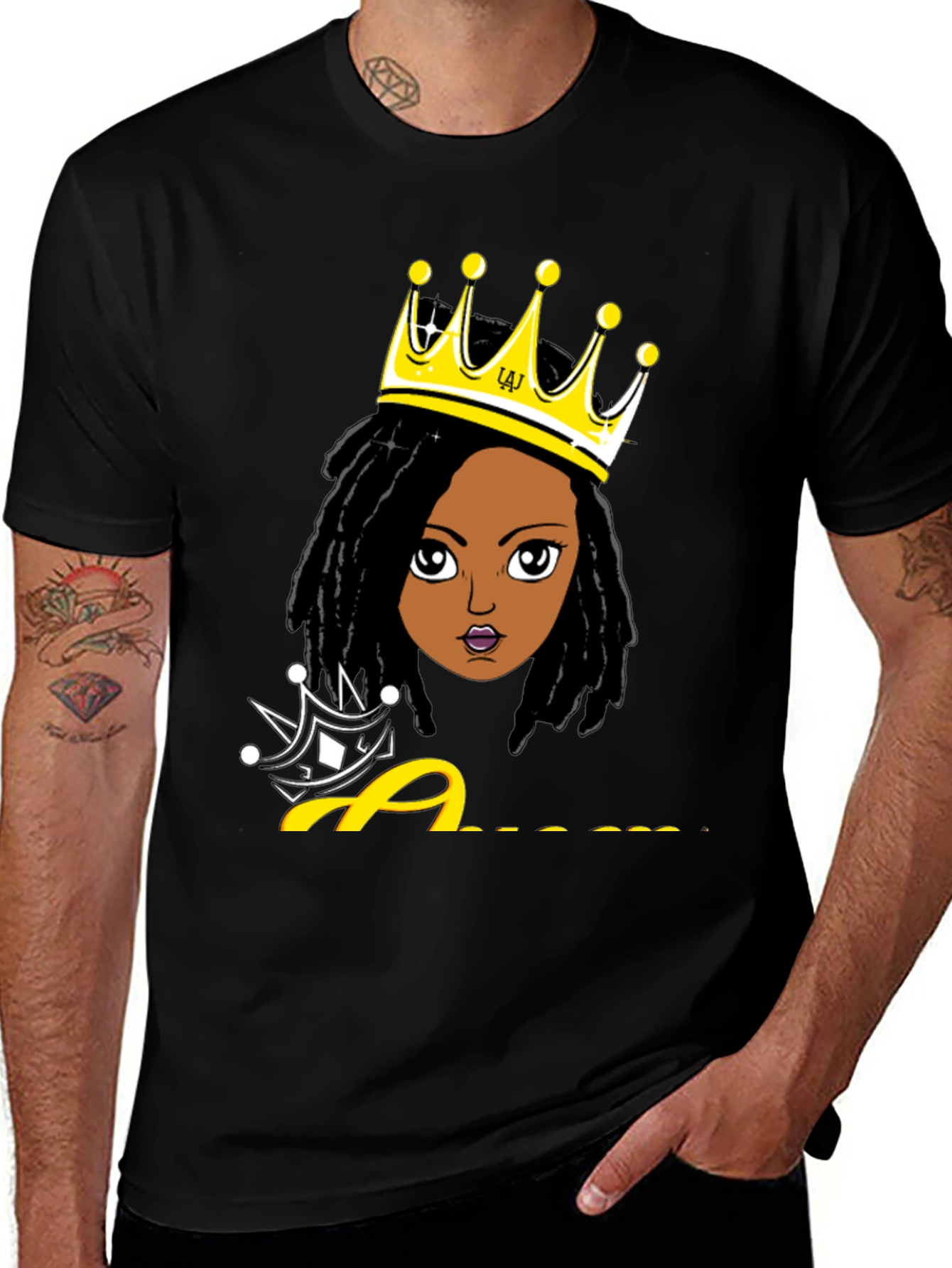 Queen Graphic Black T-Shirt