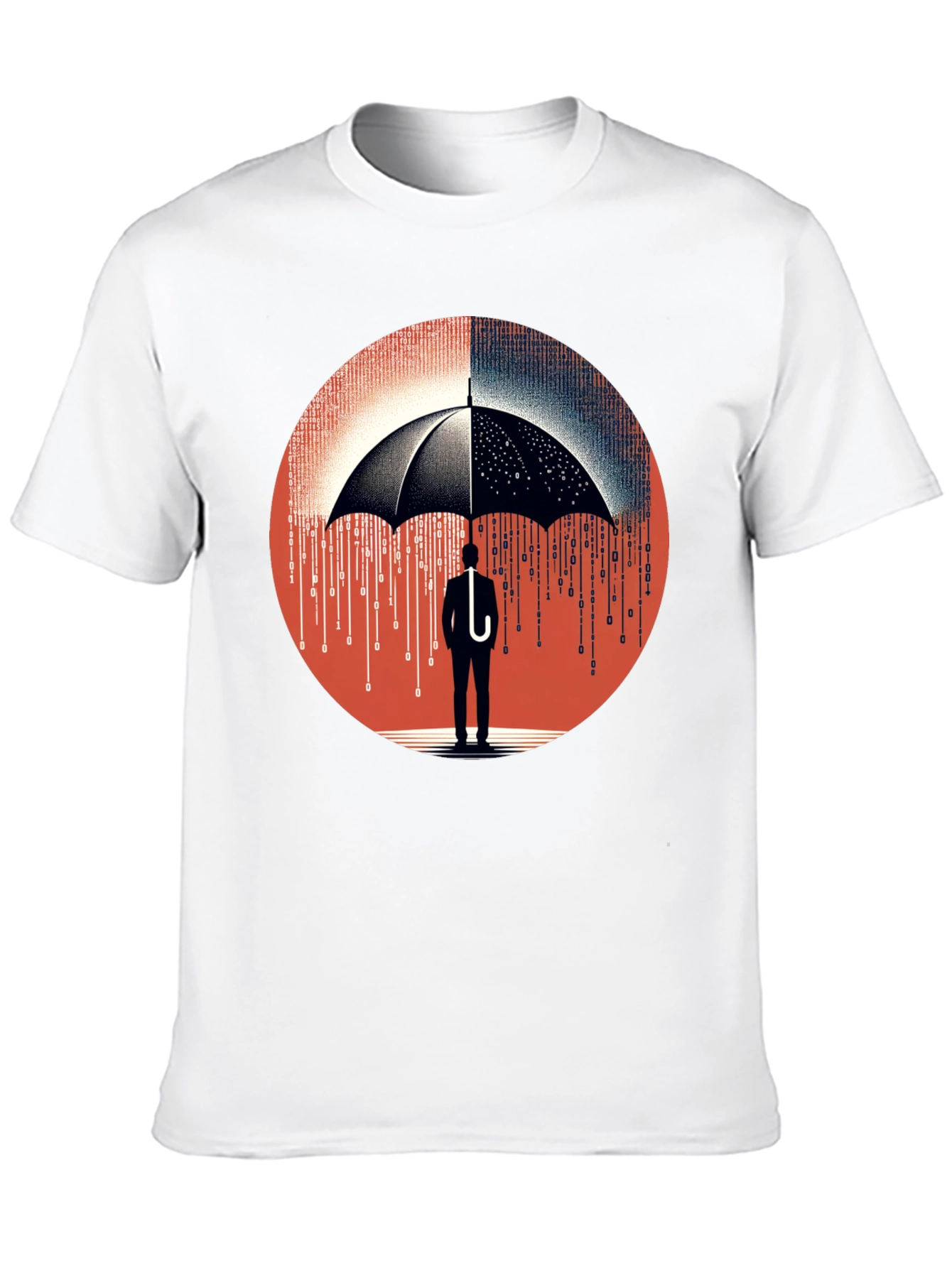 Data Protection T-Shirt: Digital Umbrella Tee