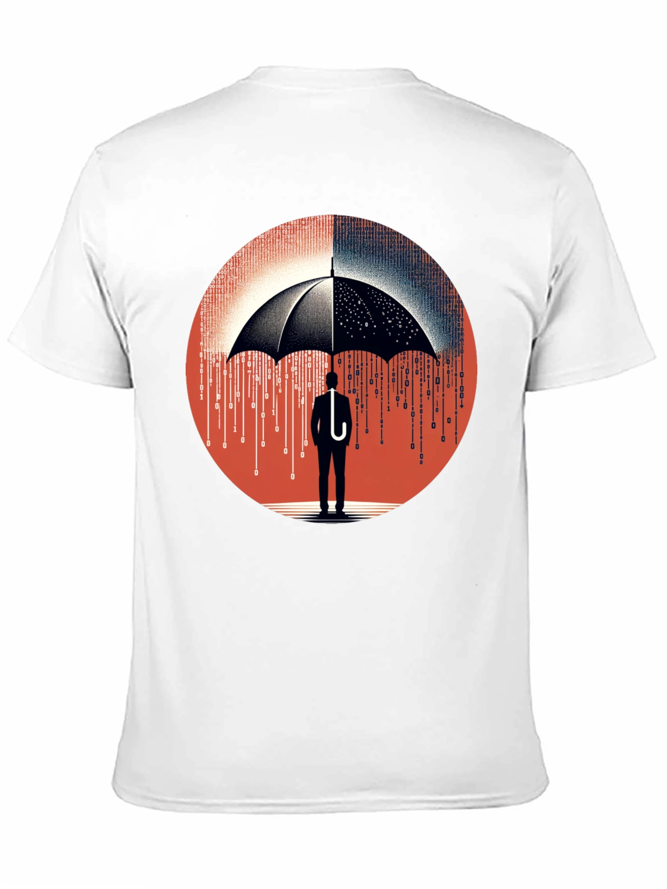 Data Protection T-Shirt: Digital Umbrella Tee