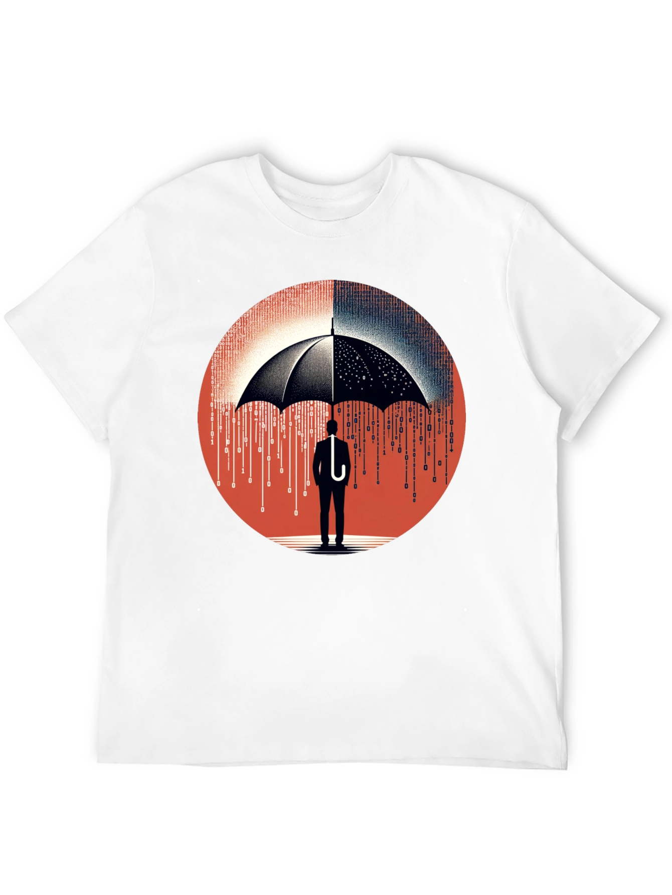 Data Protection T-Shirt: Digital Umbrella Tee