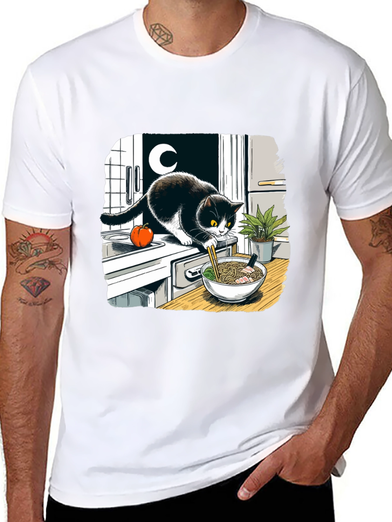 Cat Ramen Lover T-Shirt