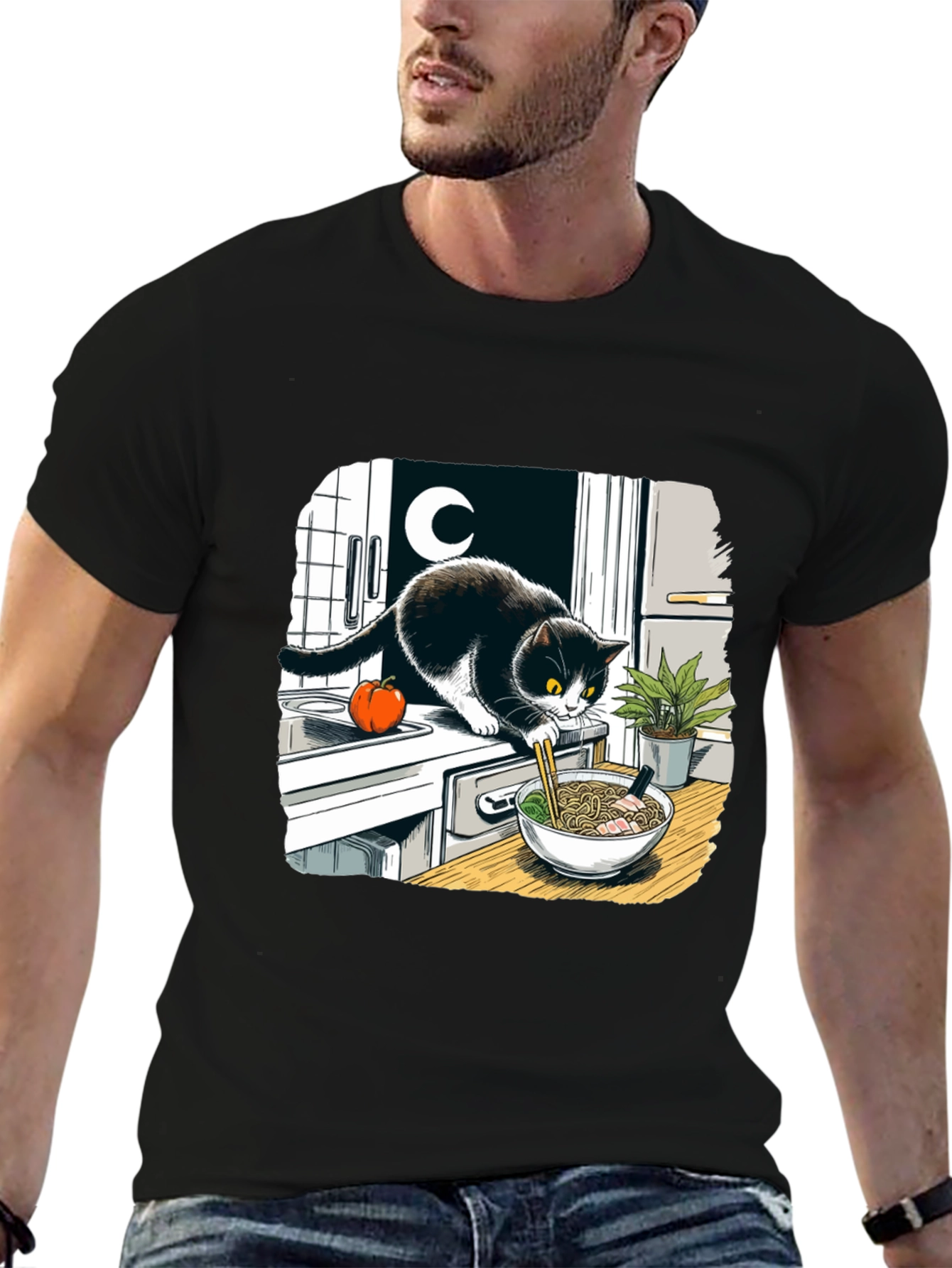 Cat Ramen Lover T-Shirt