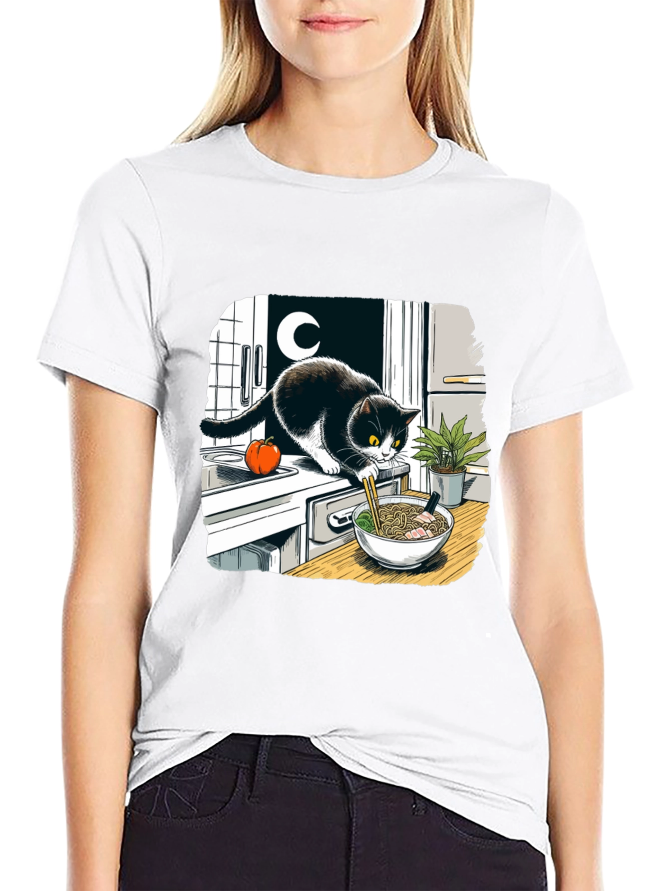 Cat Ramen Lover T-Shirt