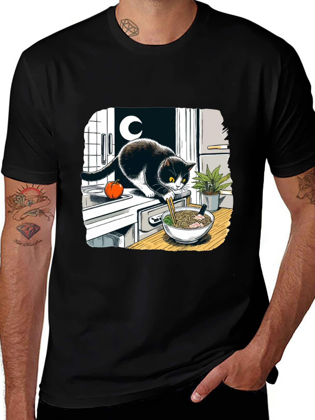Cat Ramen Lover T-Shirt