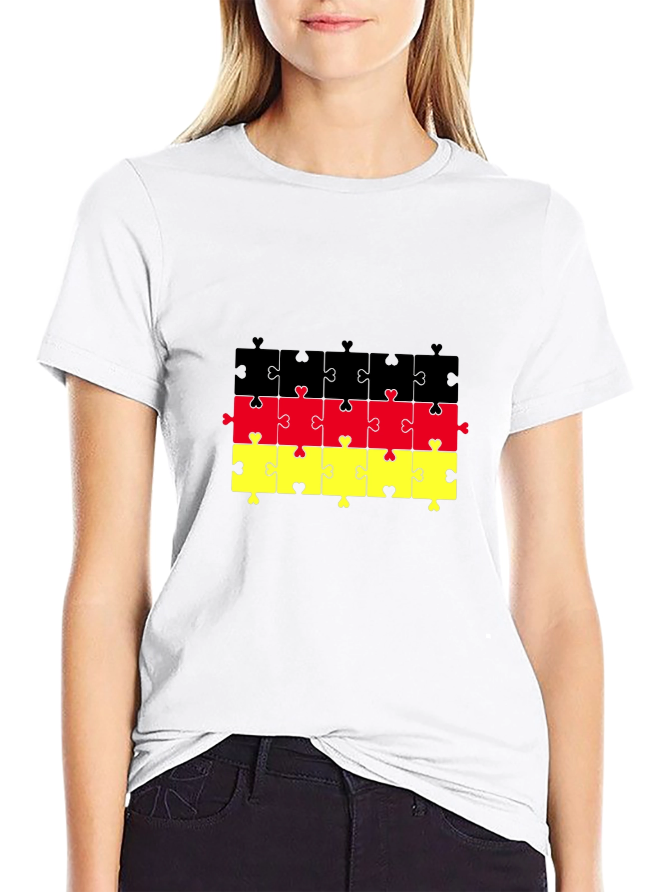 German Flag Puzzle T-Shirt