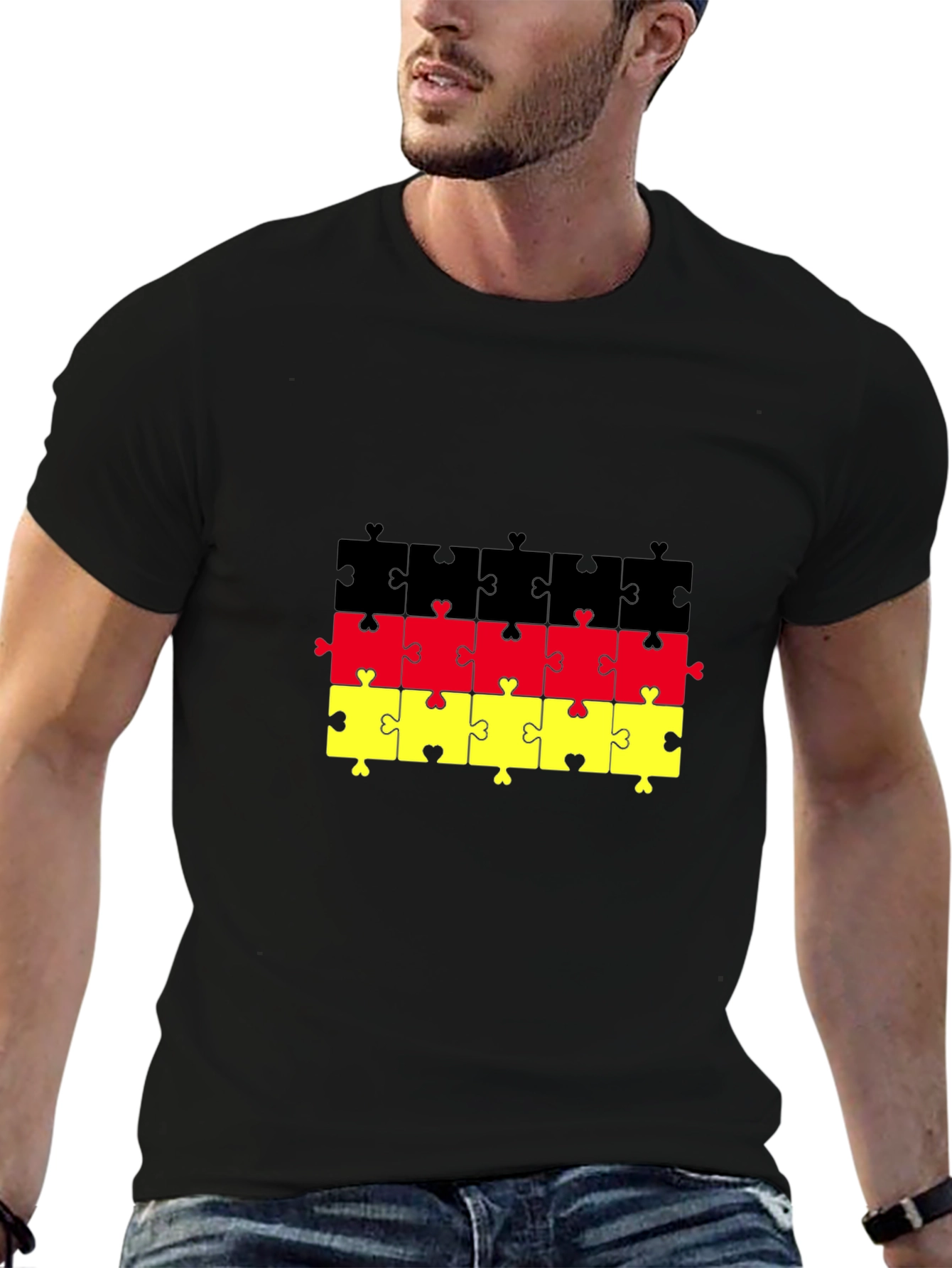German Flag Puzzle T-Shirt