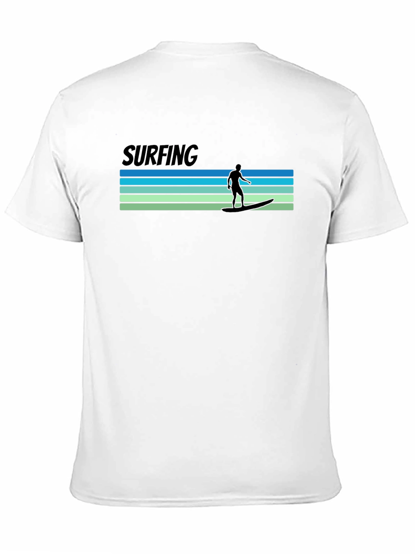 Surfing T-Shirt - Retro Wave Design