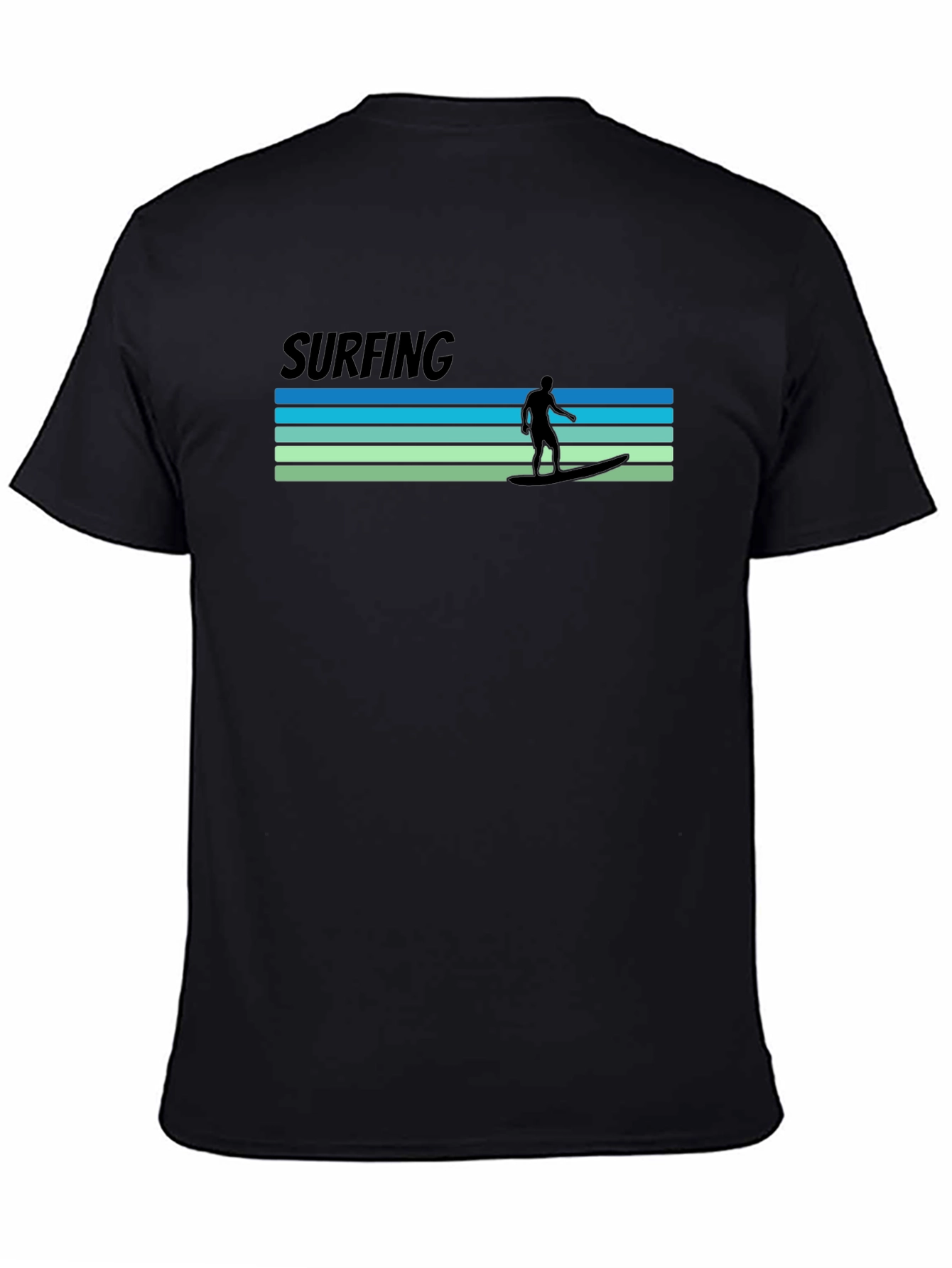 Surfing T-Shirt - Retro Wave Design