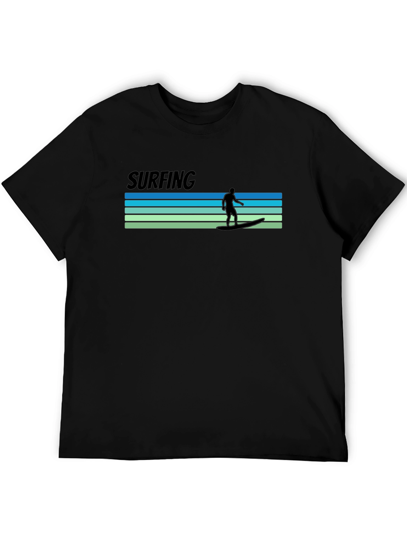 Surfing T-Shirt - Retro Wave Design