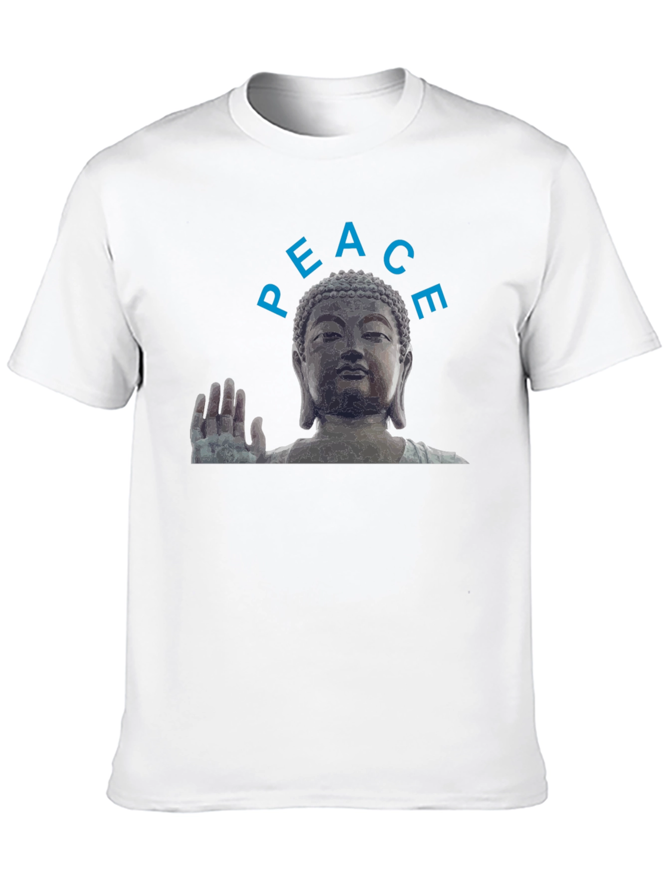 Peace Buddha T-Shirt - Zen Design
