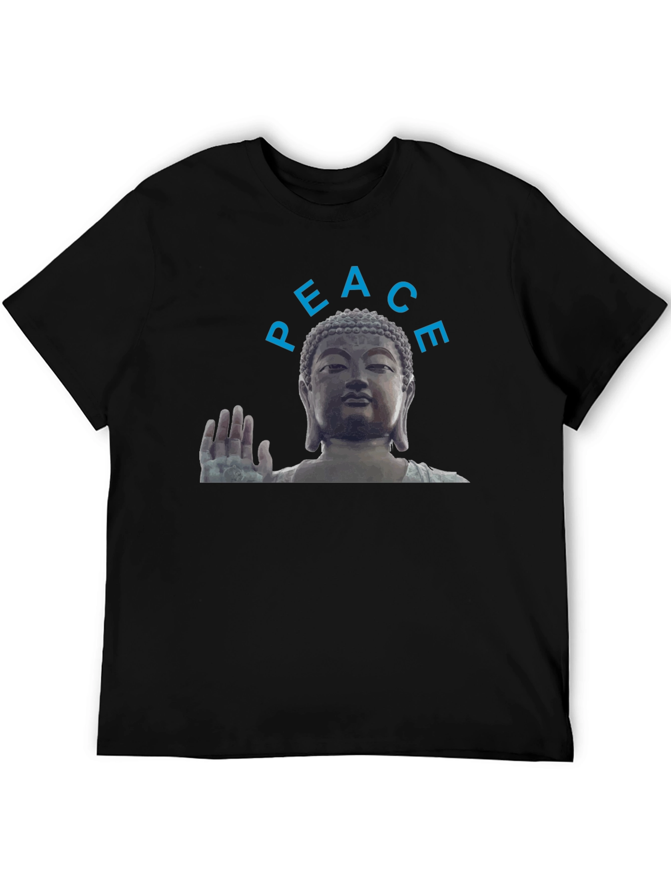 Peace Buddha T-Shirt - Zen Design