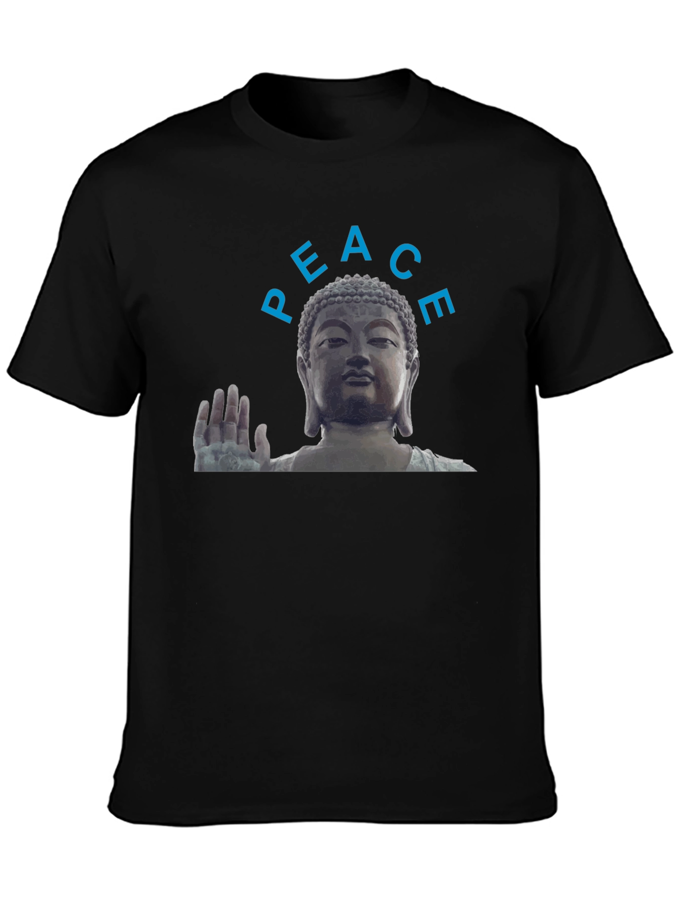 Peace Buddha T-Shirt - Zen Design