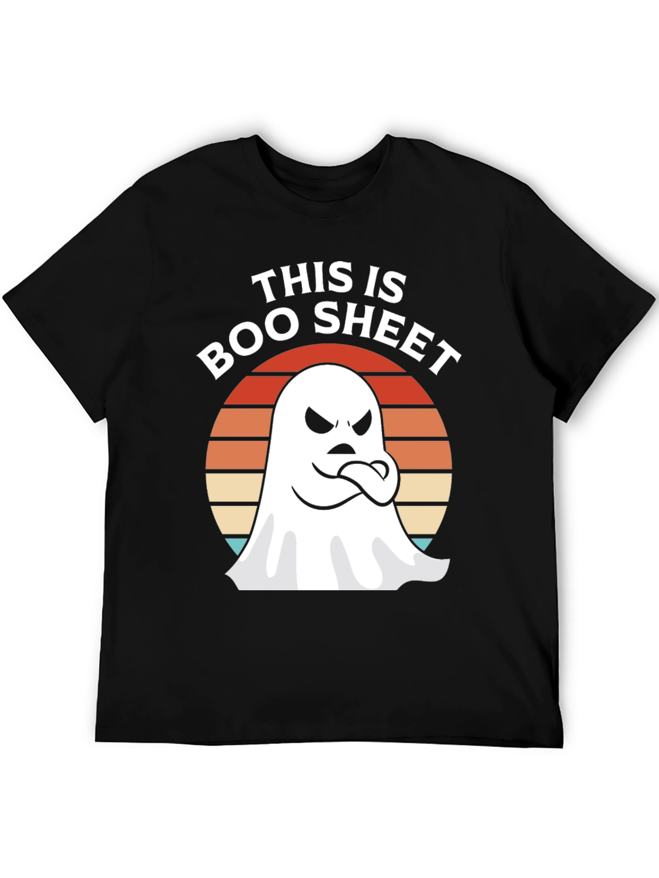 Boo Sheet Ghost Graphic T-Shirt - Halloween Fun!