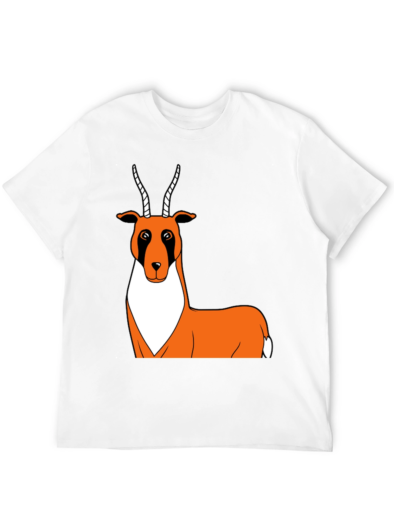 Cartoon Antelope Graphic T-Shirt - Unisex